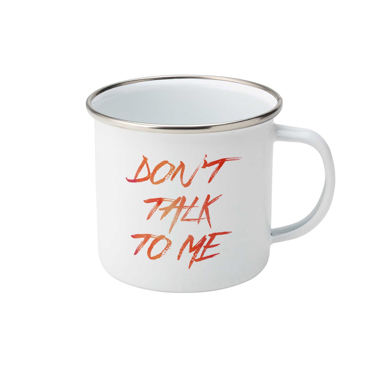 Don't talk to me | Enamel mug-Enamel mug-Adnil Creations