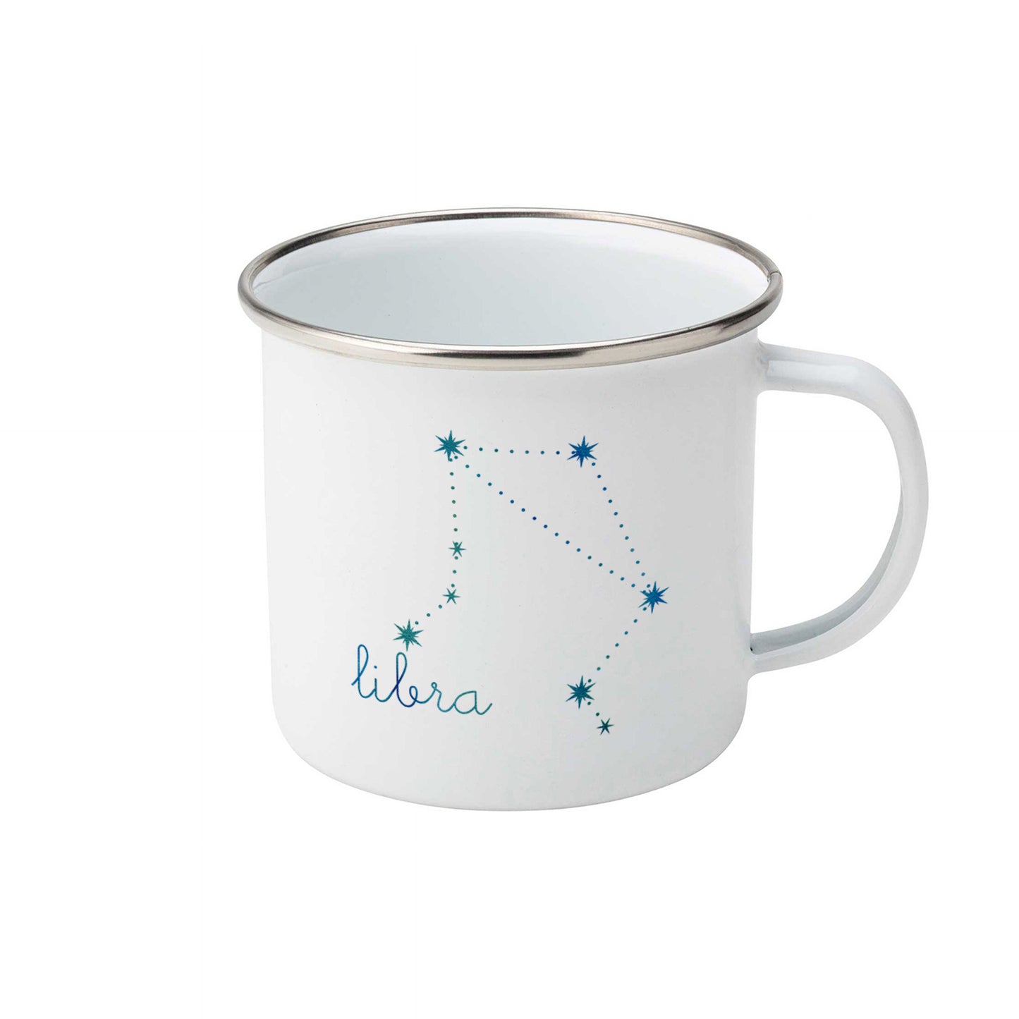 Libra Constellation | Enamel mug-Enamel mug-Adnil Creations