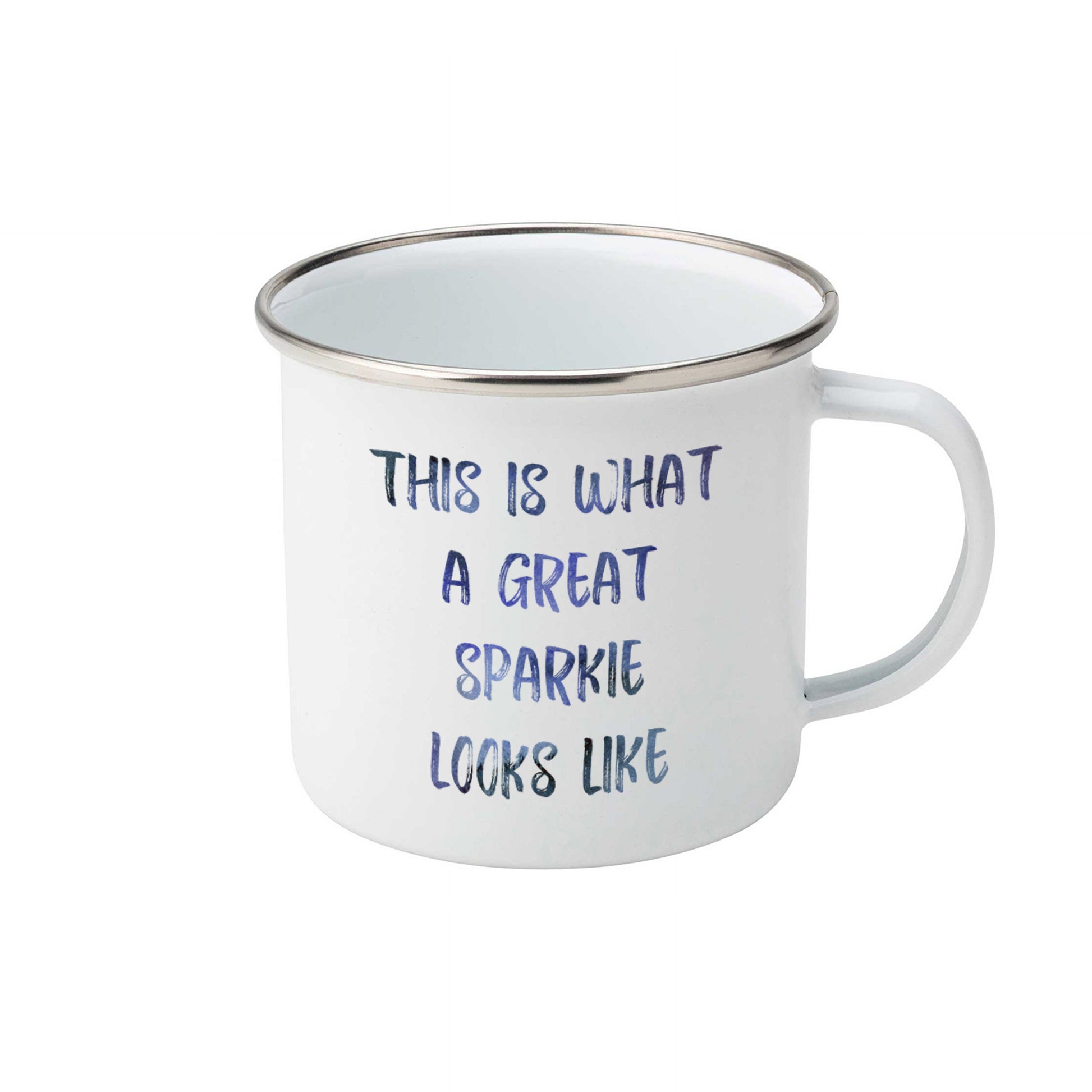 This is what a great **personalised job** looks like | Enamel mug-Enamel mug-Adnil Creations