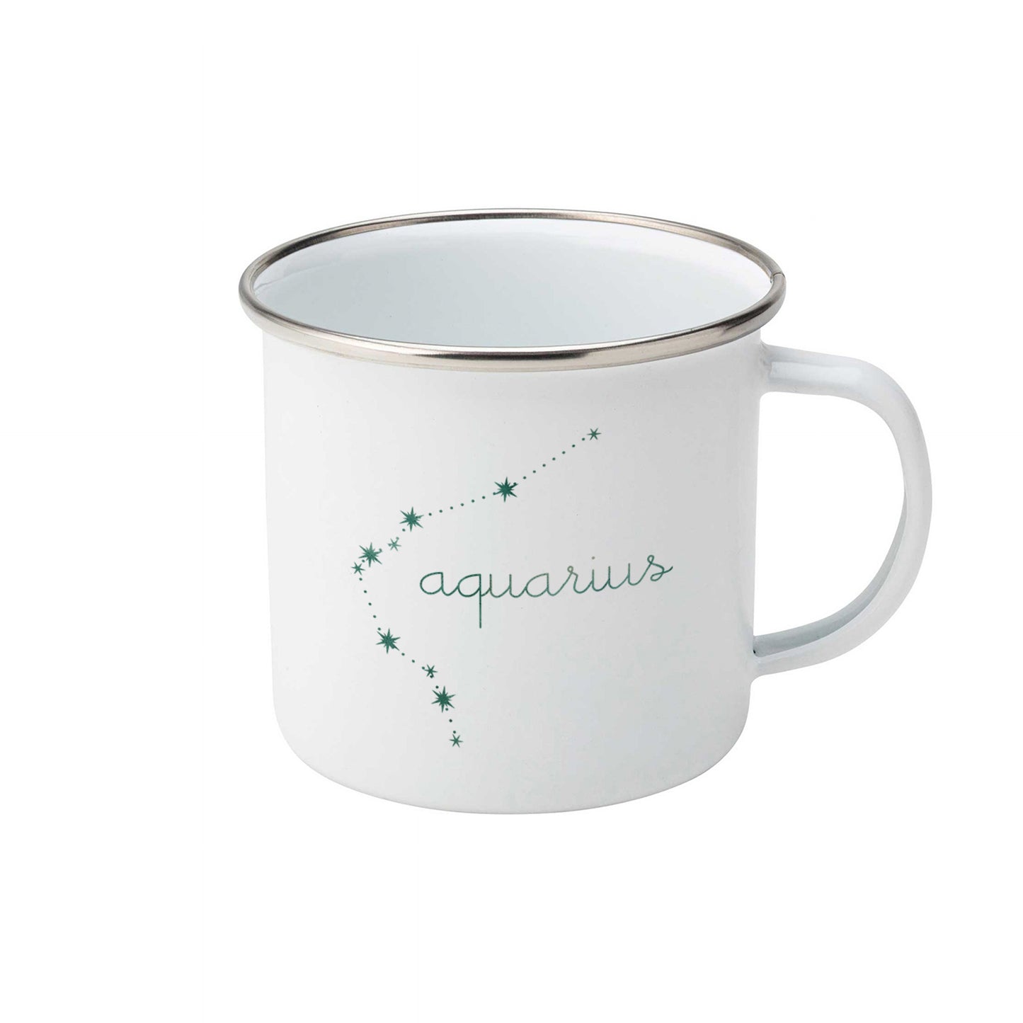 Aquarius Constellation | Enamel mug-Enamel mug-Adnil Creations