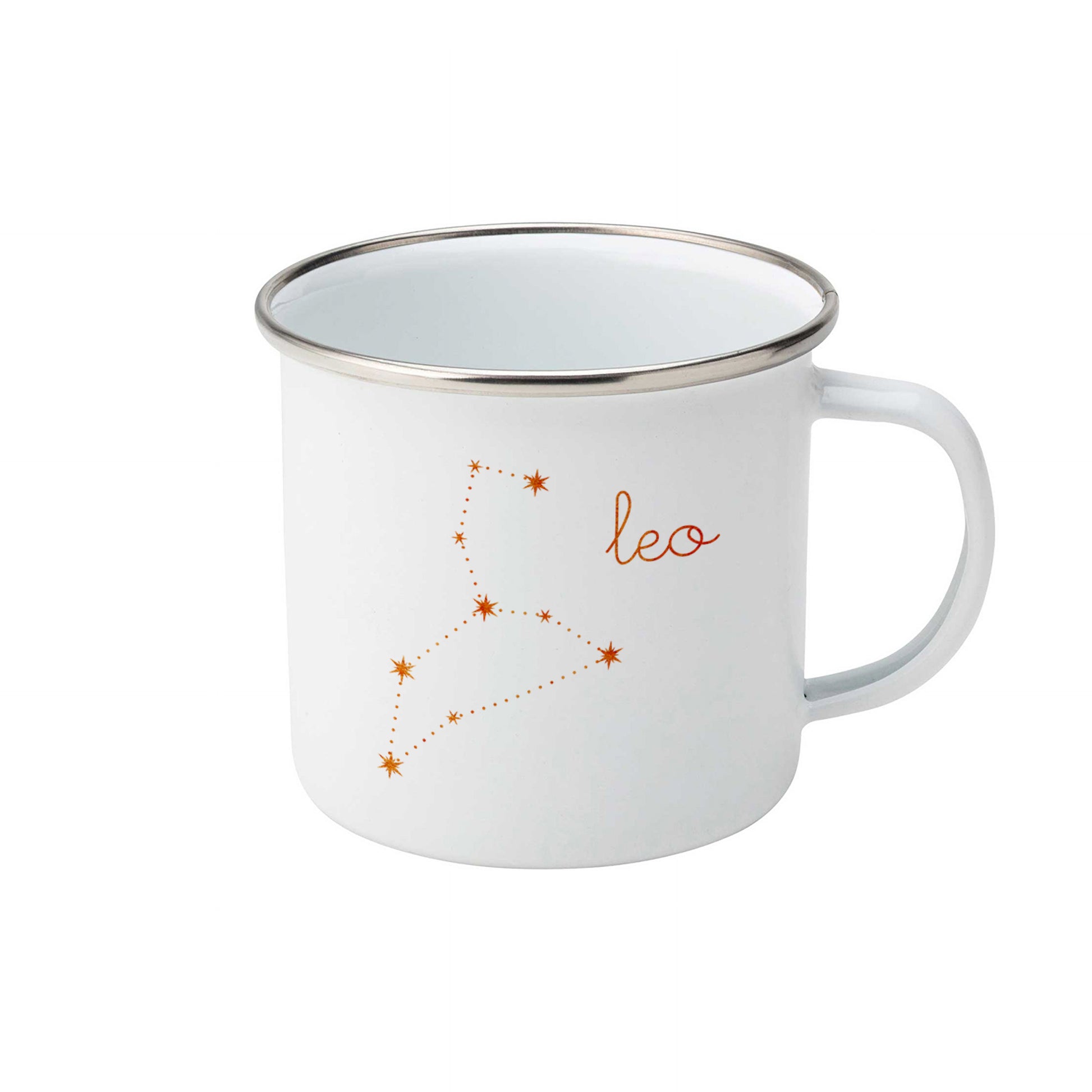 Leo Constellation | Enamel mug-Enamel mug-Adnil Creations