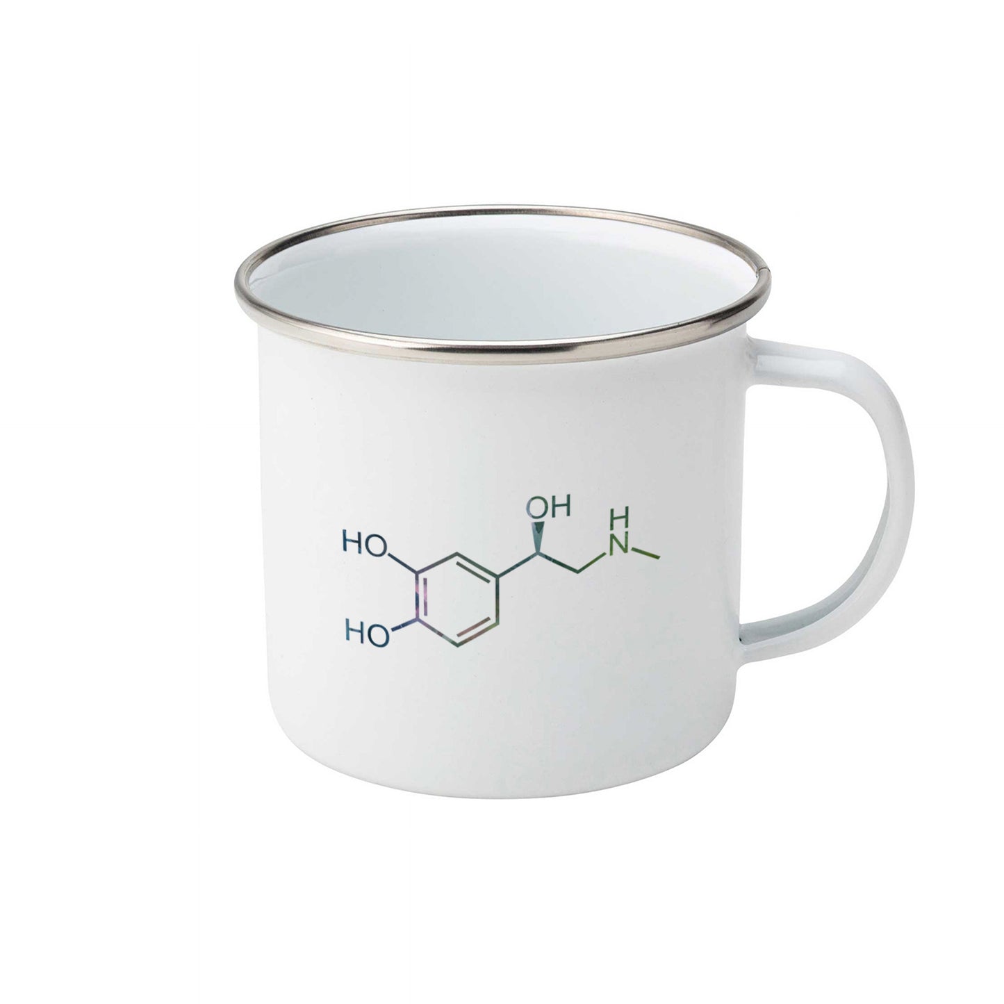 Adrenaline molecule | Enamel mug-Enamel mug-Adnil Creations