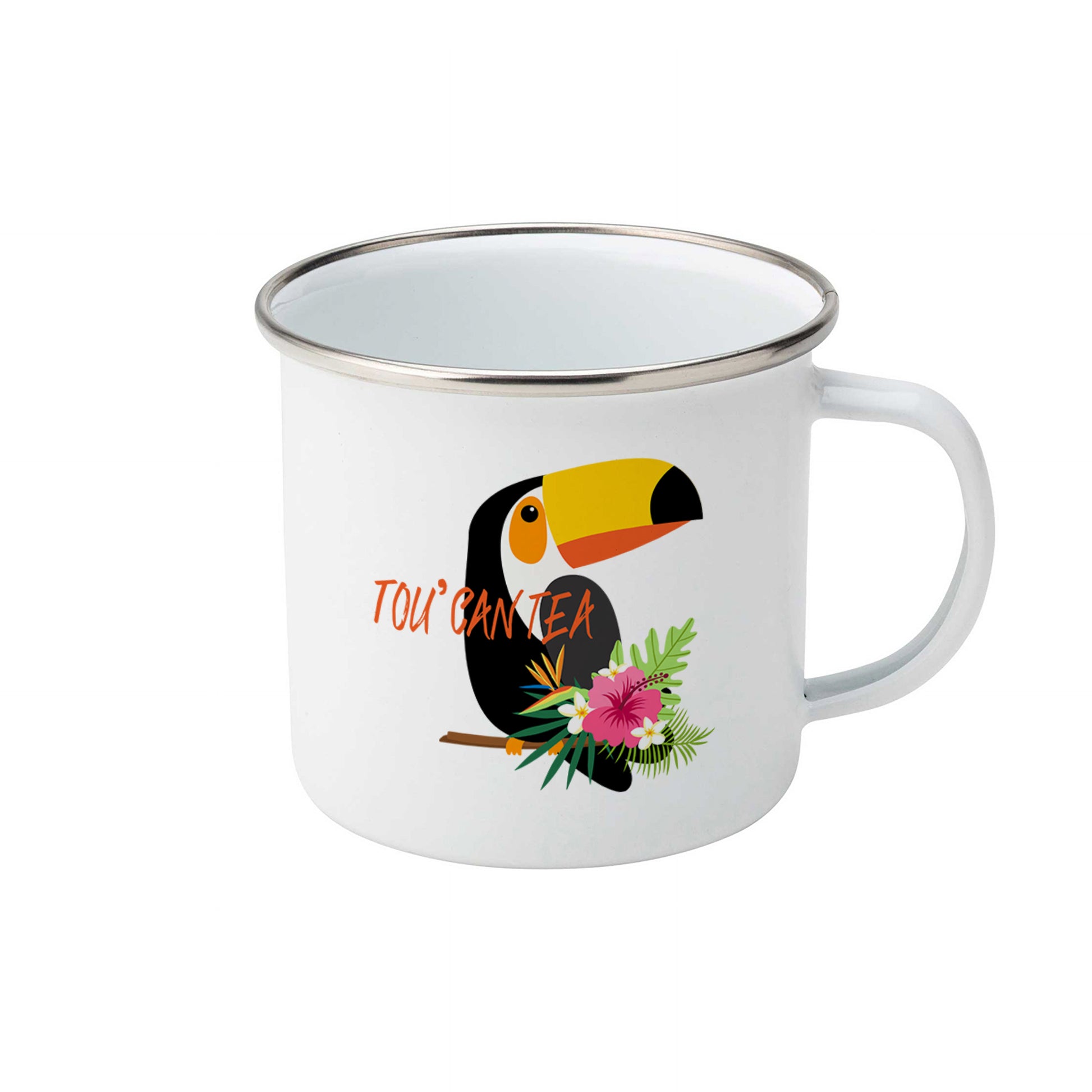 Tou'can tea | Enamel mug-Enamel mug-Adnil Creations