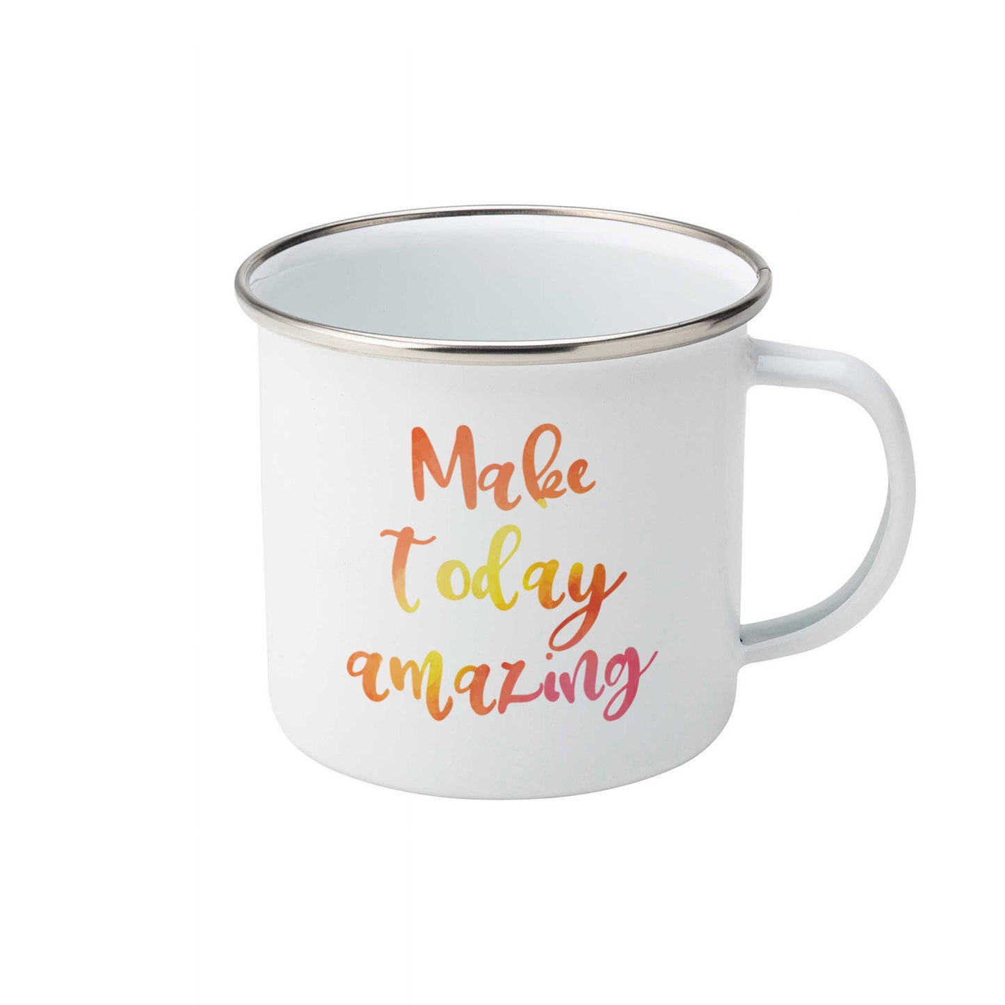 Make today amazing | Enamel mug-Enamel mug-Adnil Creations