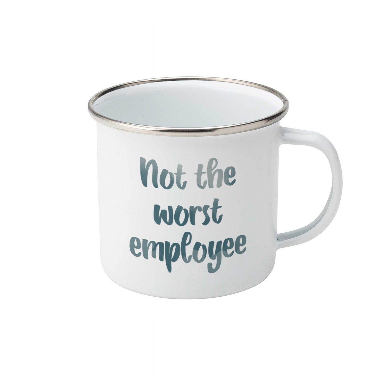 Not the worst employee | Enamel mug