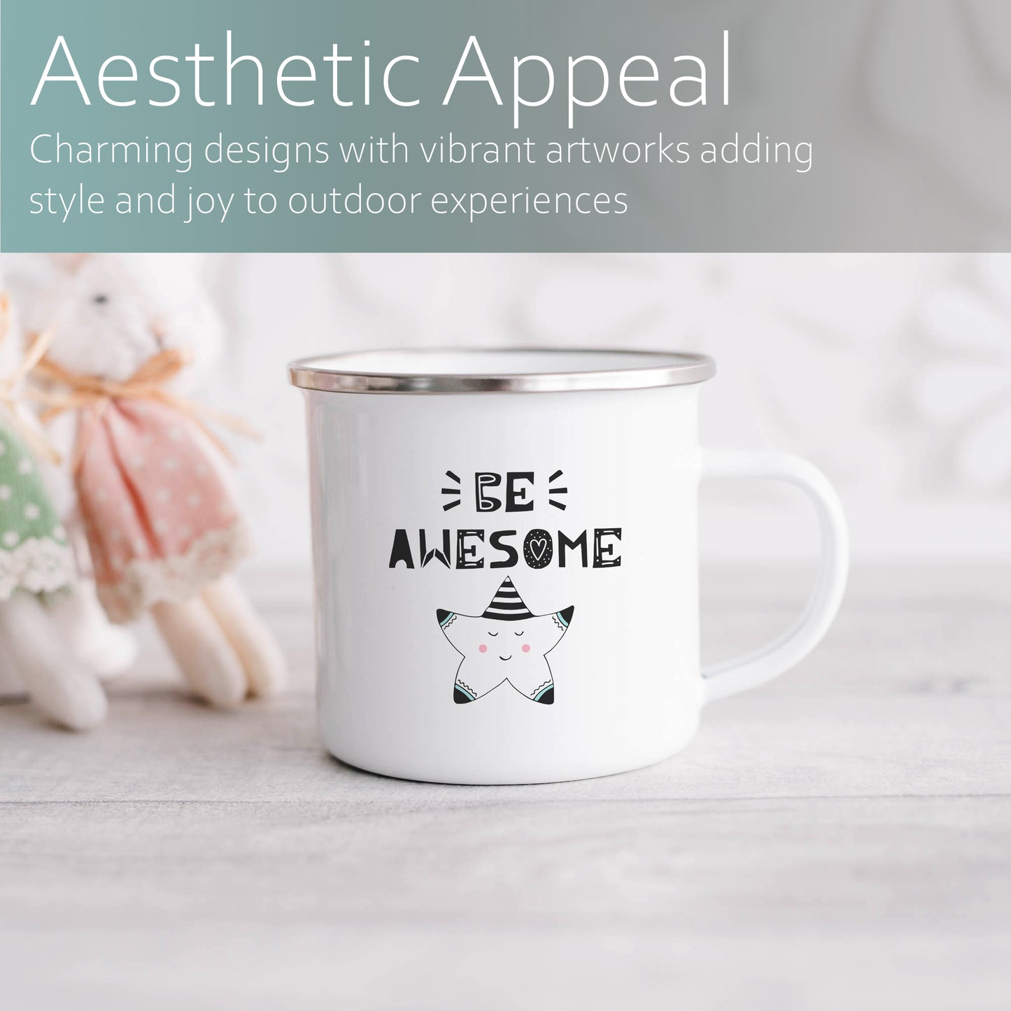 Be awesome | Enamel mug-Enamel mug-Adnil Creations