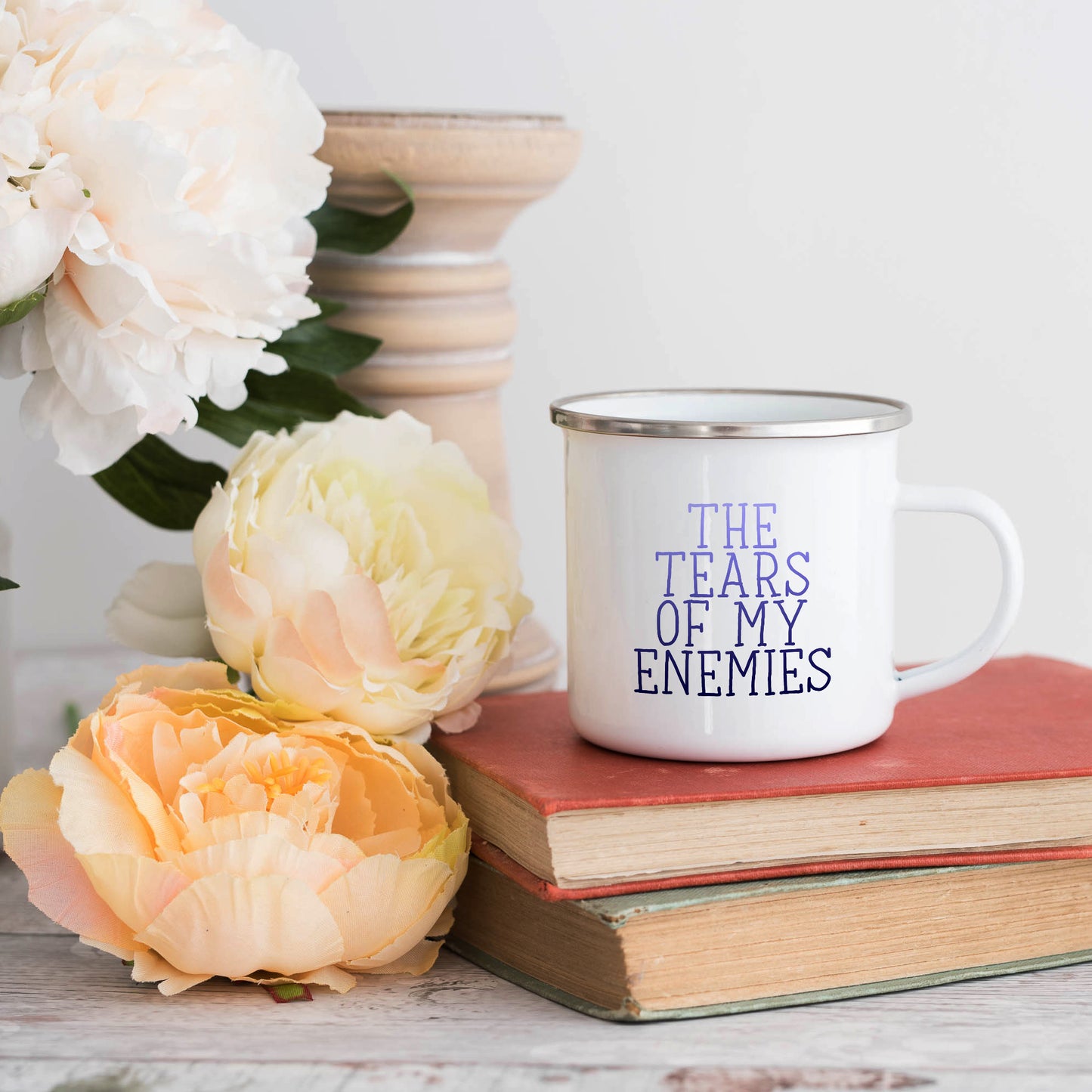 The tears of my enemies | Enamel mug