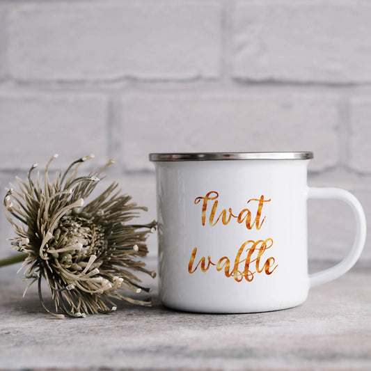 Twat waffle | Enamel mug