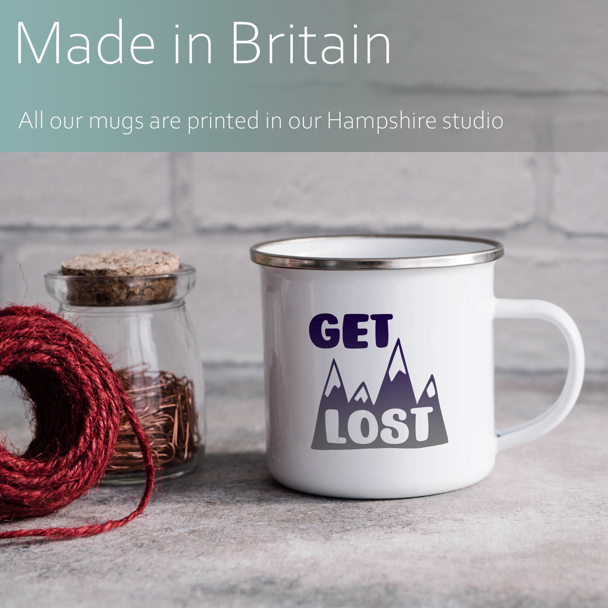 Get lost | Enamel mug-Enamel mug-Adnil Creations