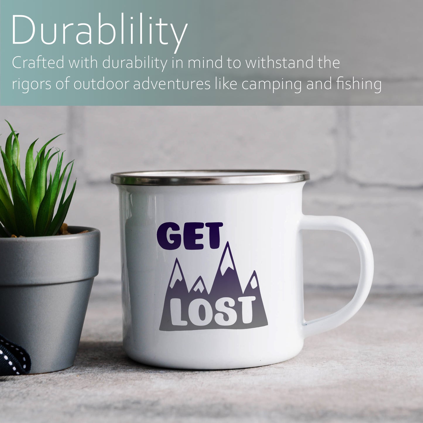 Get lost | Enamel mug-Enamel mug-Adnil Creations