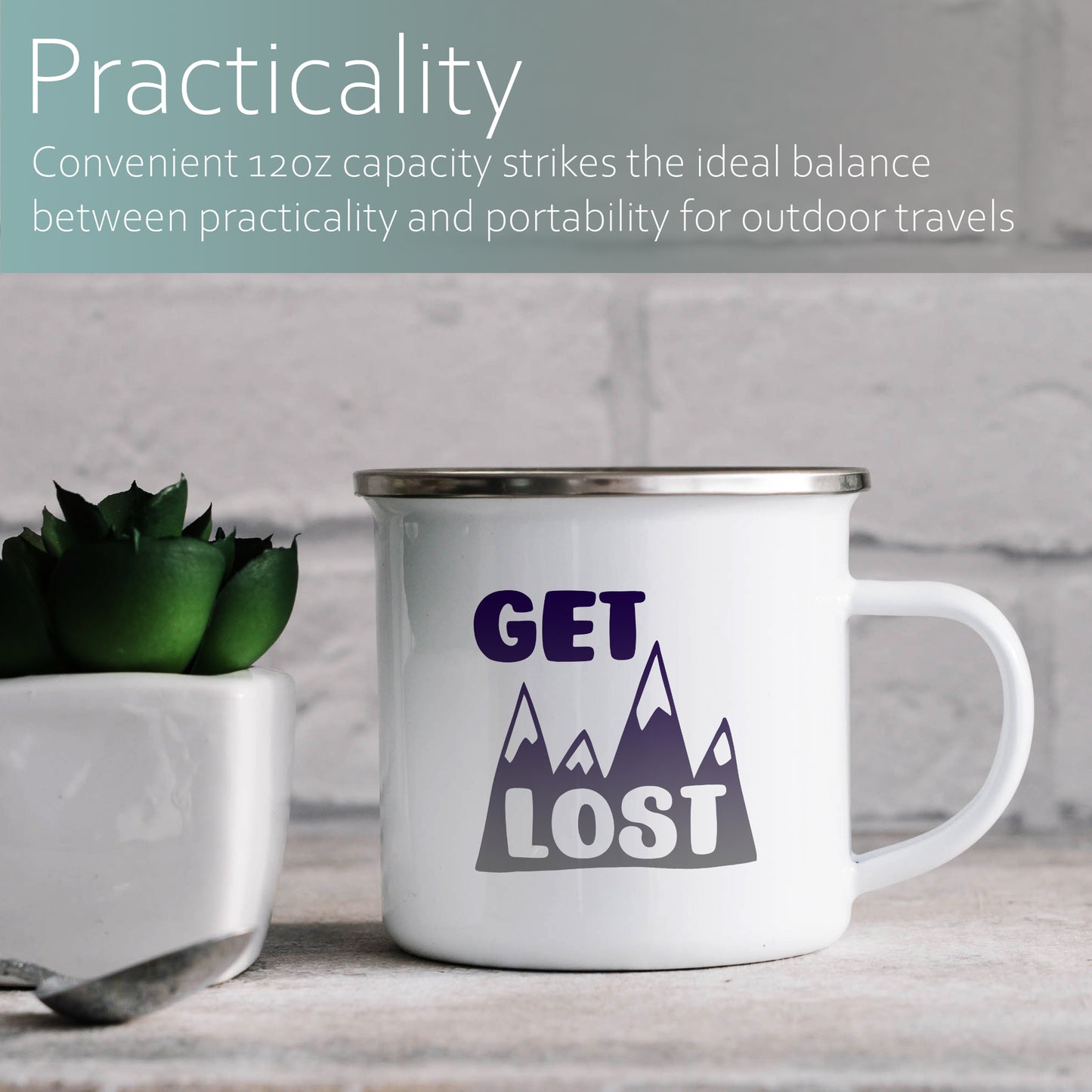 Get lost | Enamel mug-Enamel mug-Adnil Creations