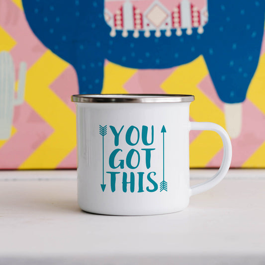 You got this | Enamel mug