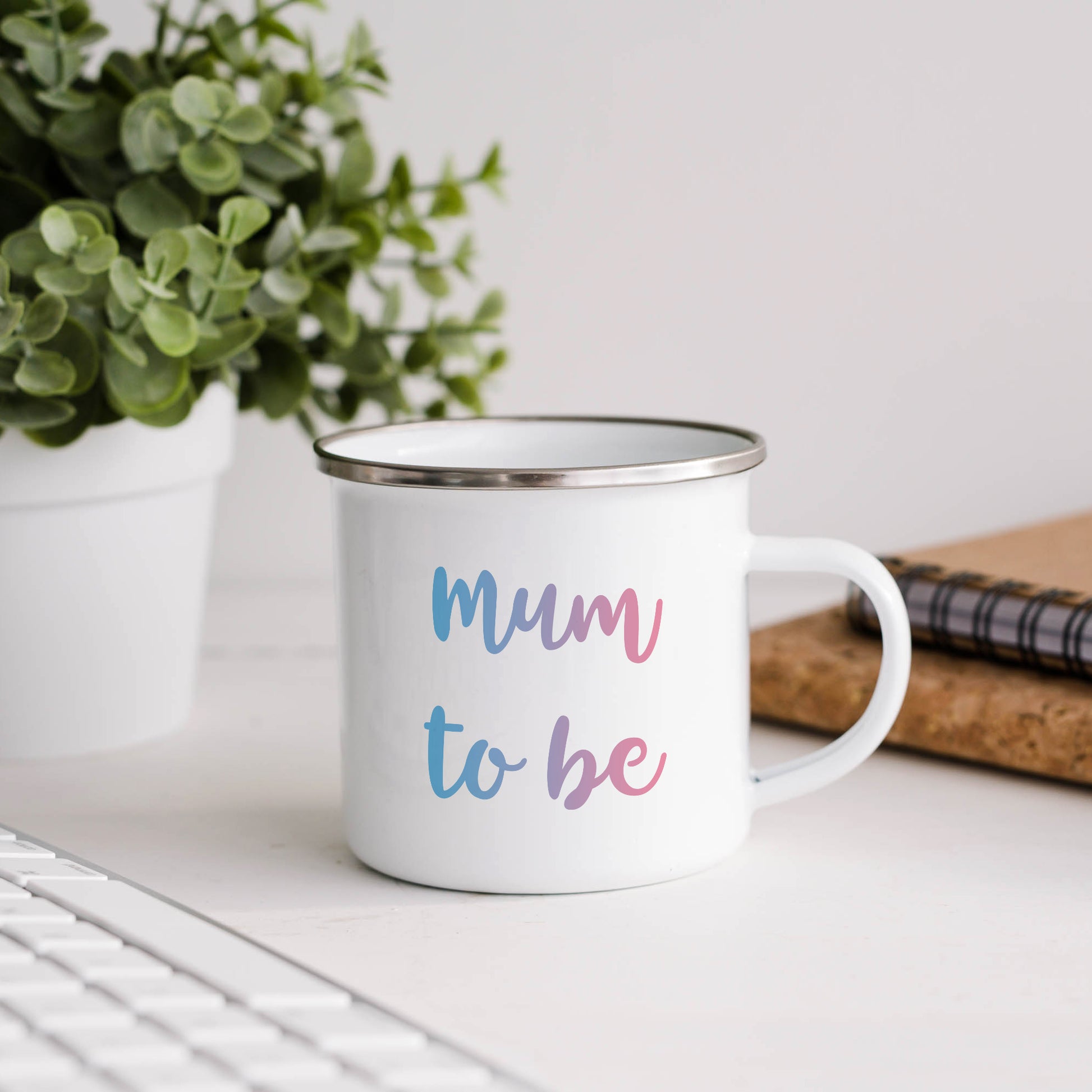 Mum to be | Enamel mug-Enamel mug-Adnil Creations