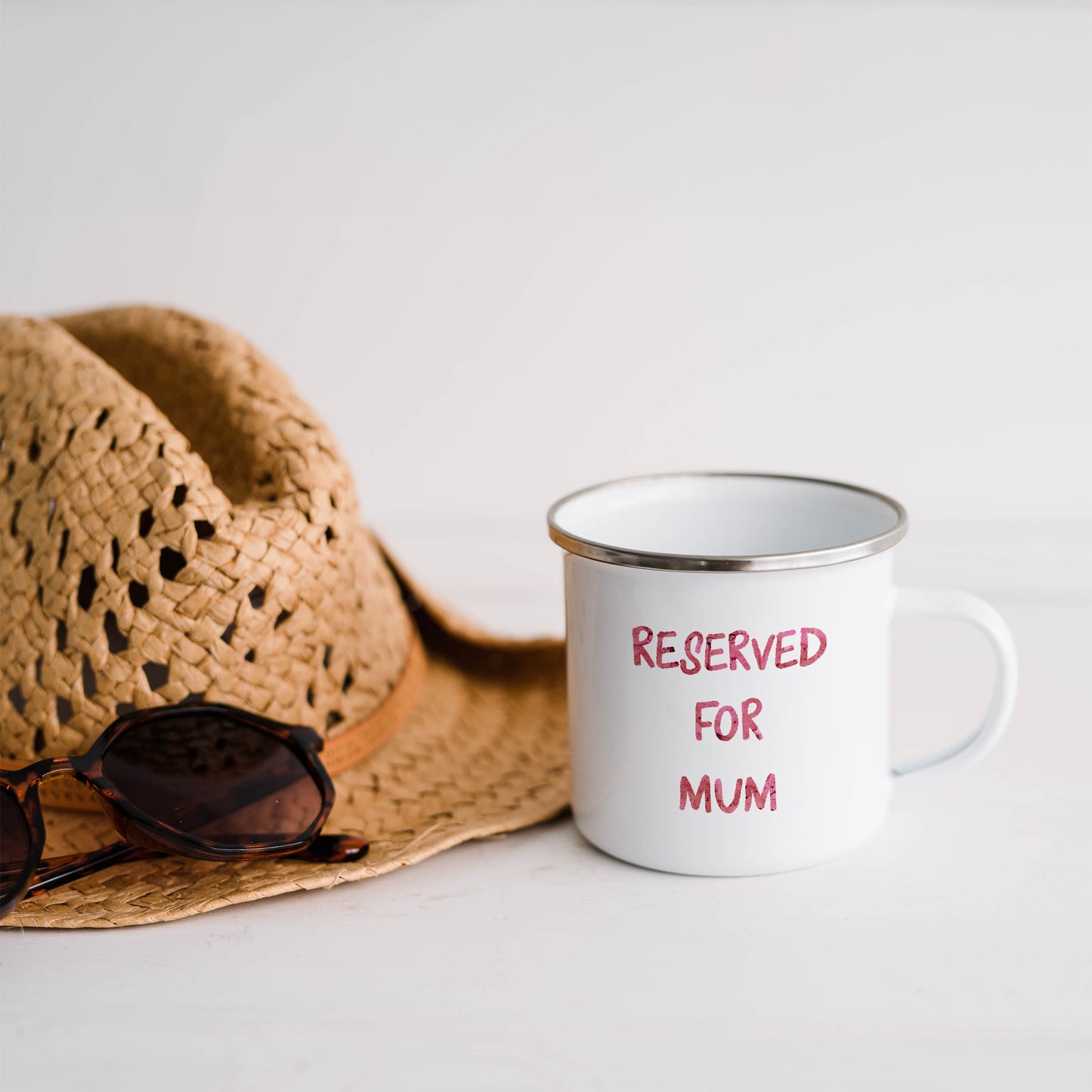 Reserved for Mum | Enamel mug-Enamel mug-Adnil Creations