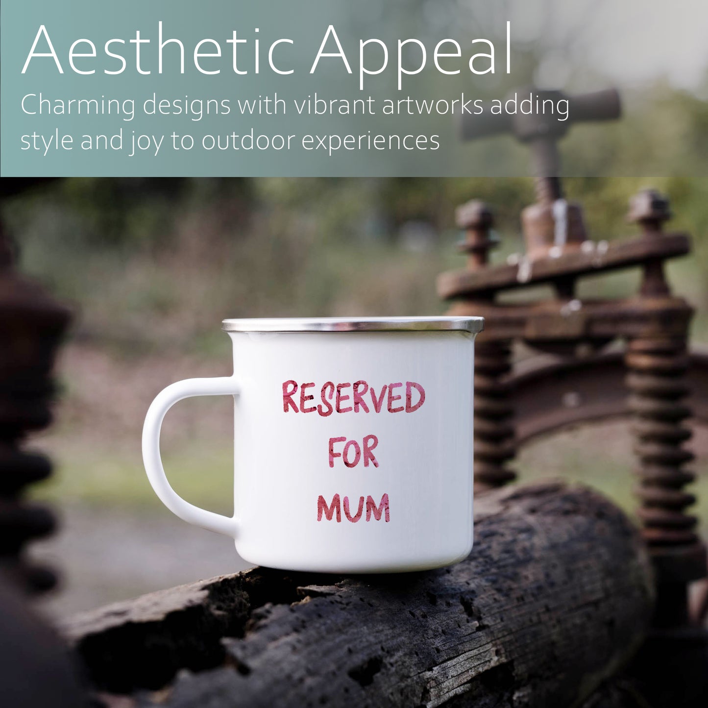 Reserved for Mum | Enamel mug-Enamel mug-Adnil Creations