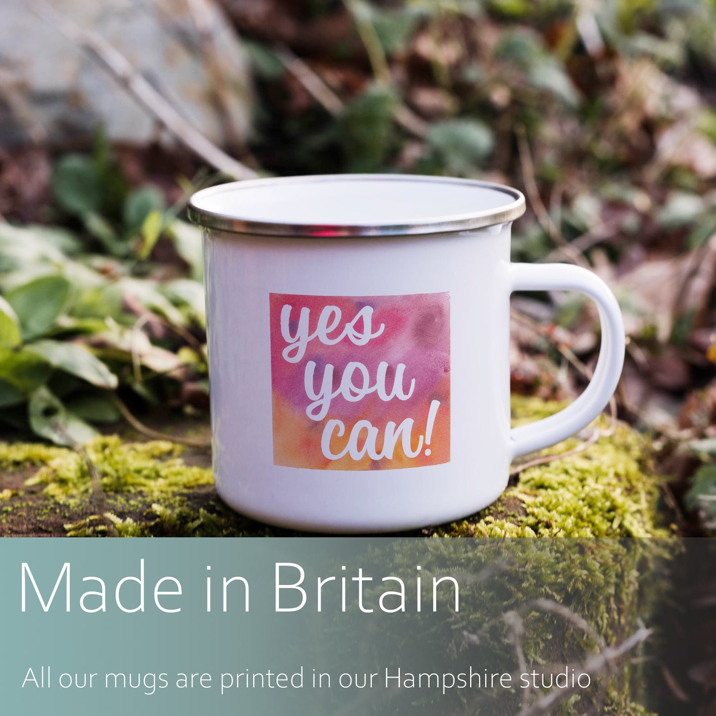 Yes you can | Enamel mug-Enamel mug-Adnil Creations