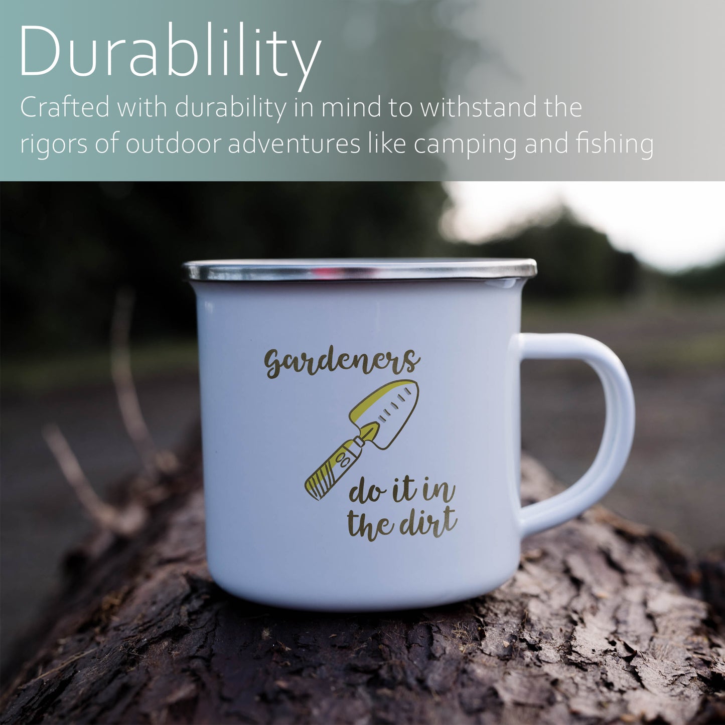 Gardeners do it in the dirt | Enamel mug-Enamel mug-Adnil Creations