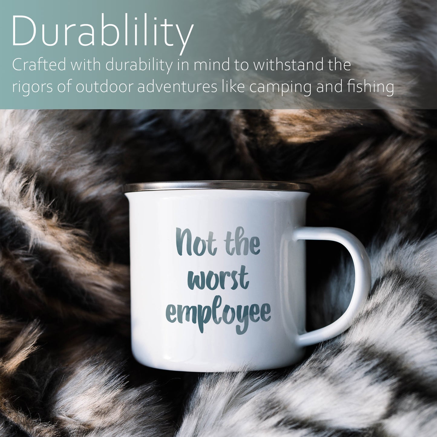 Not the worst employee | Enamel mug