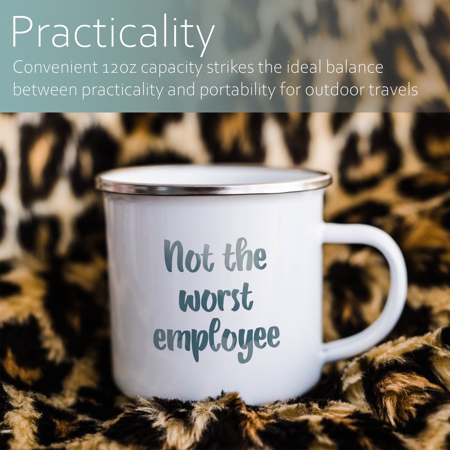 Not the worst employee | Enamel mug