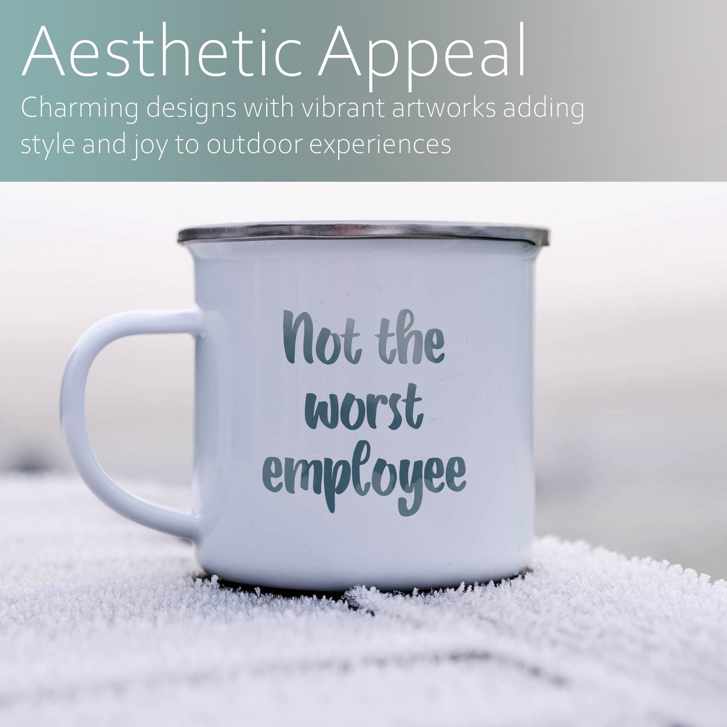 Not the worst employee | Enamel mug