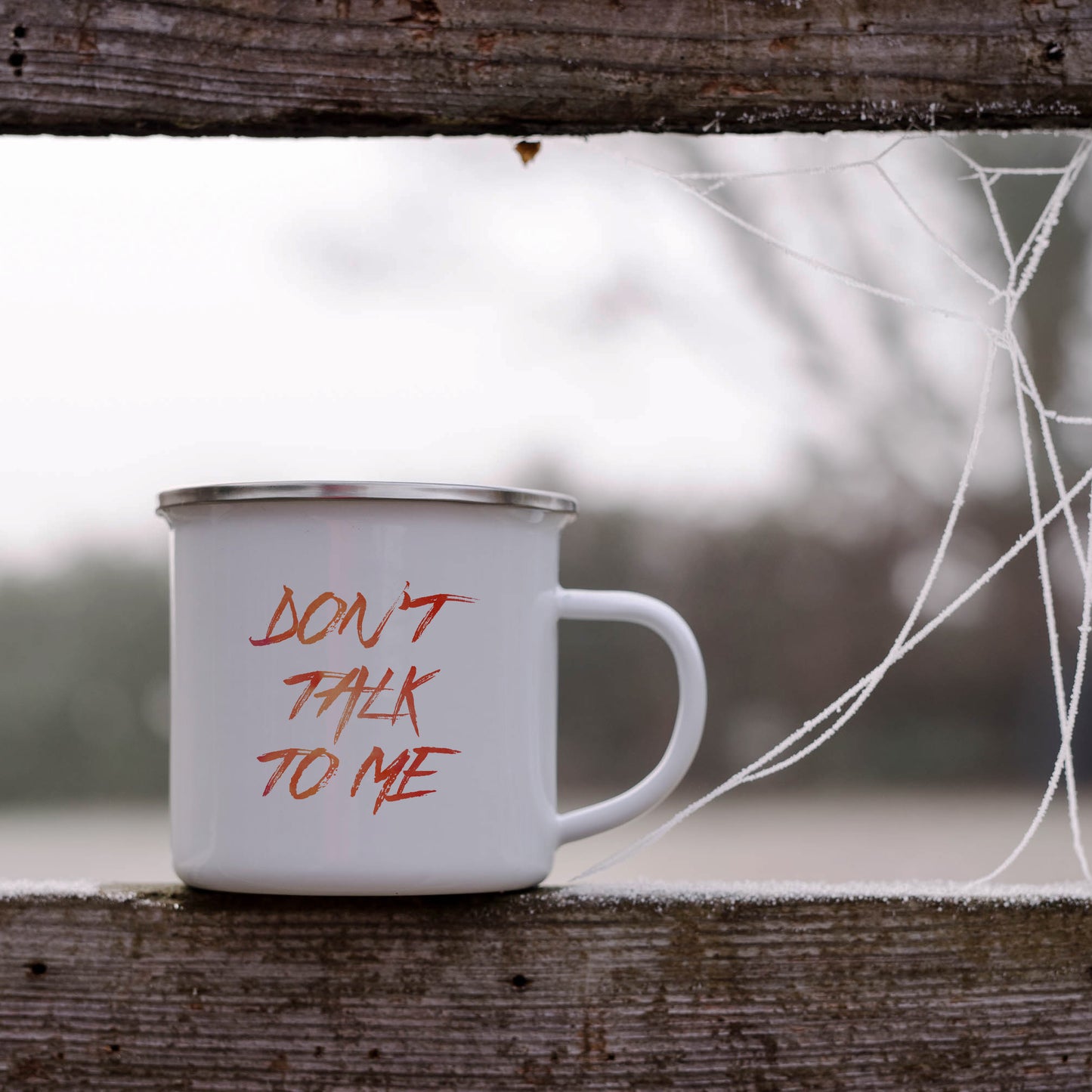 Don't talk to me | Enamel mug-Enamel mug-Adnil Creations