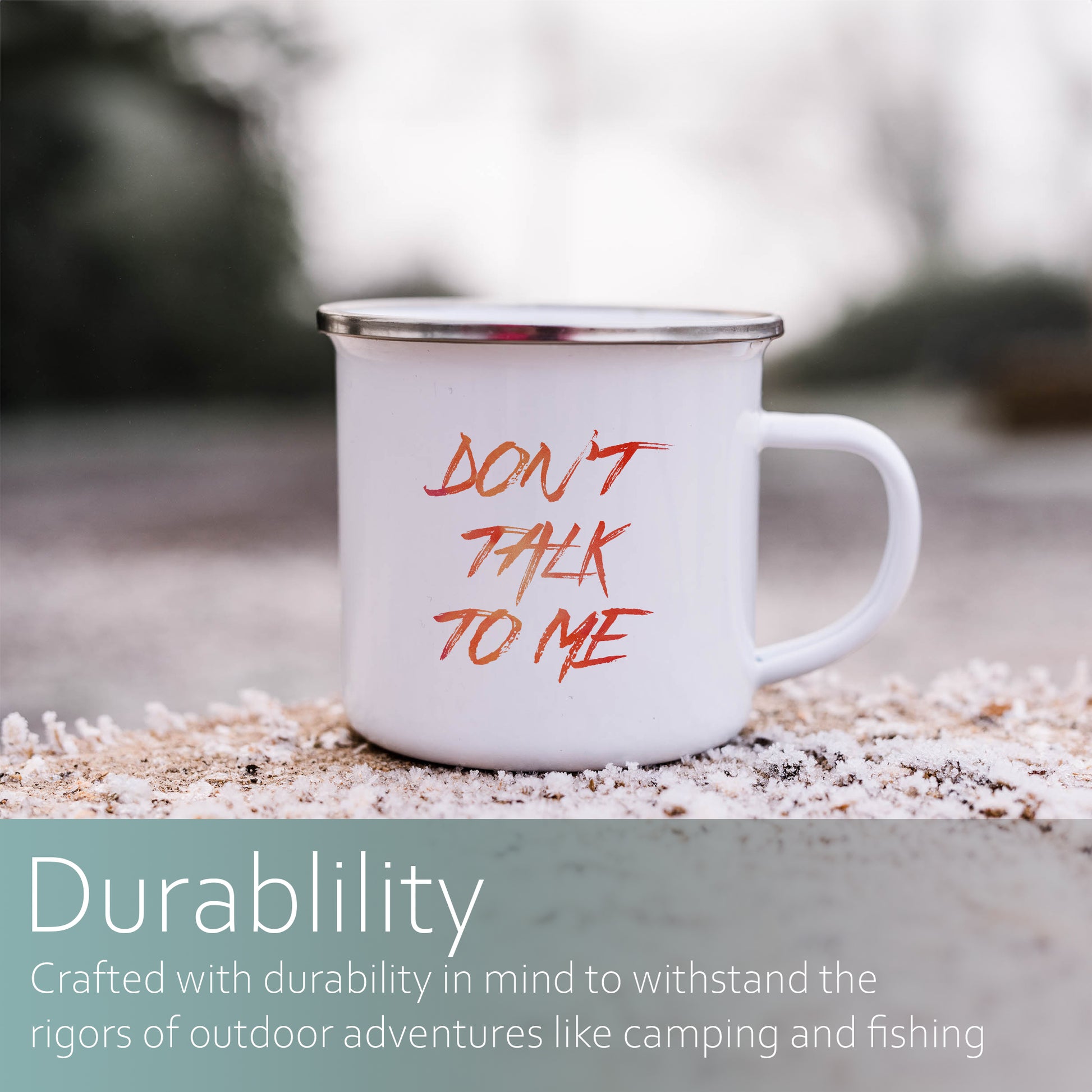 Don't talk to me | Enamel mug-Enamel mug-Adnil Creations