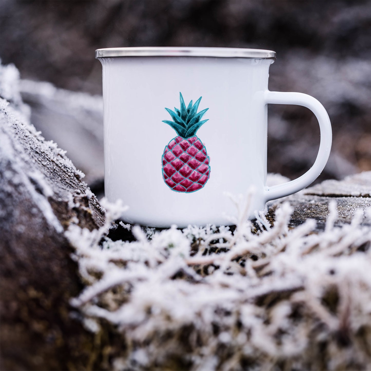 Pineapple | Enamel mug