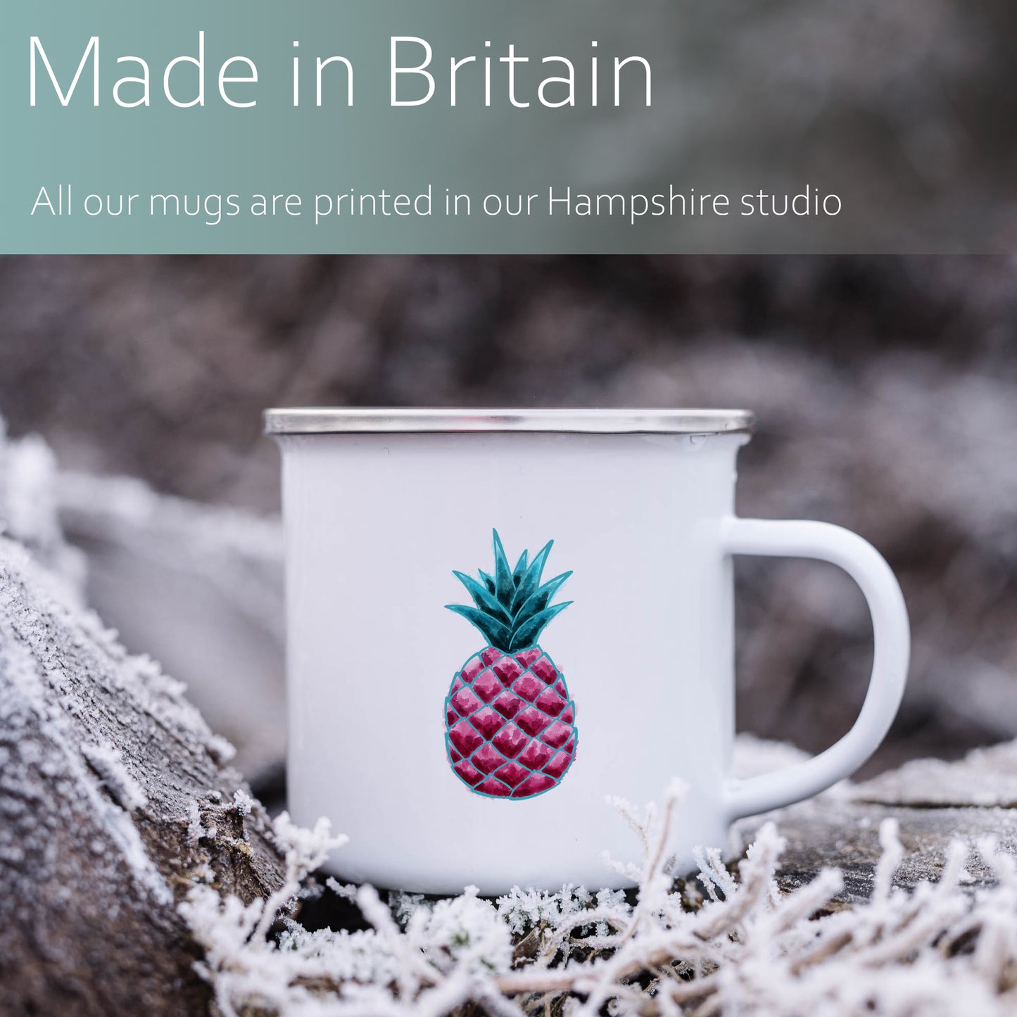 Pineapple | Enamel mug