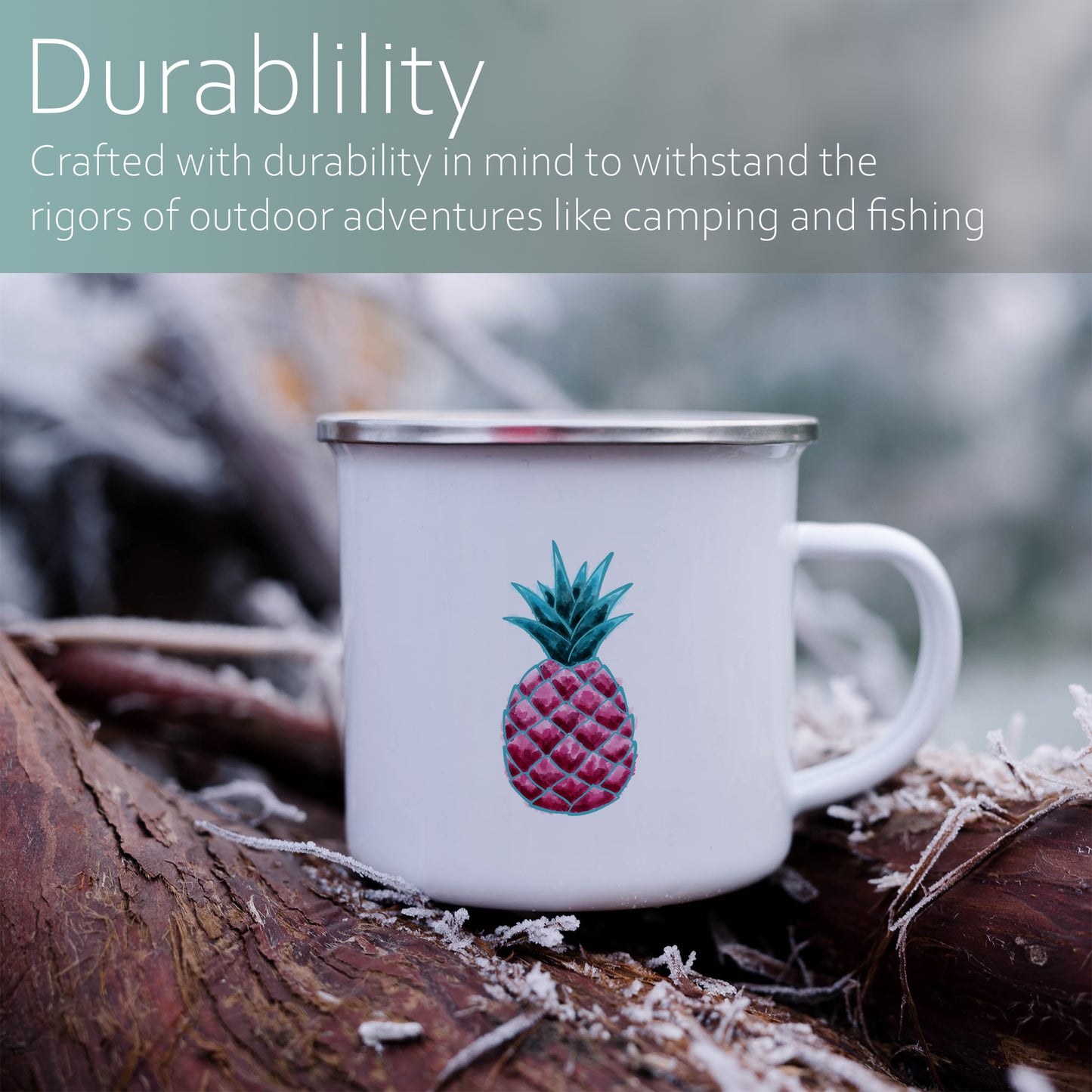 Pineapple | Enamel mug