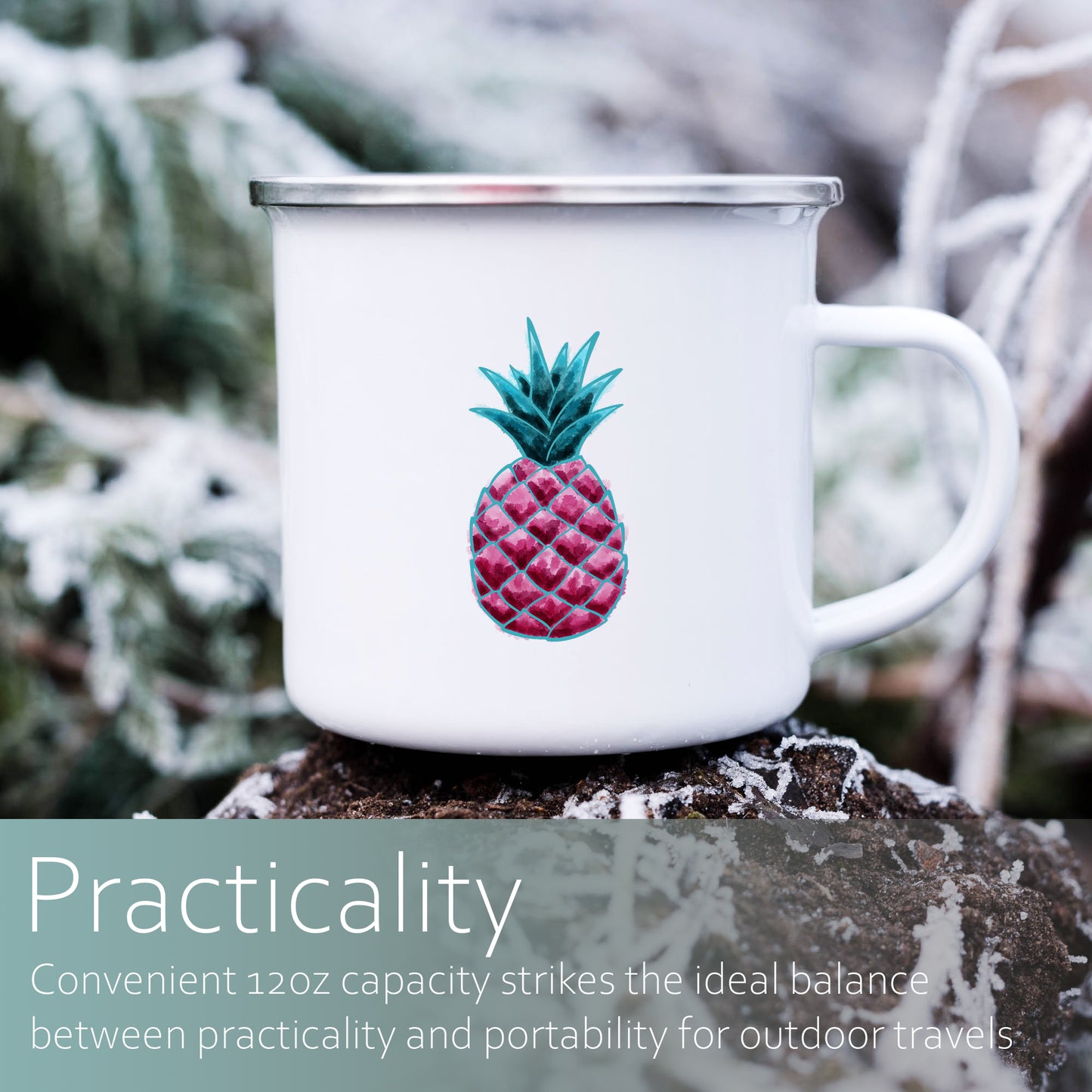 Pineapple | Enamel mug