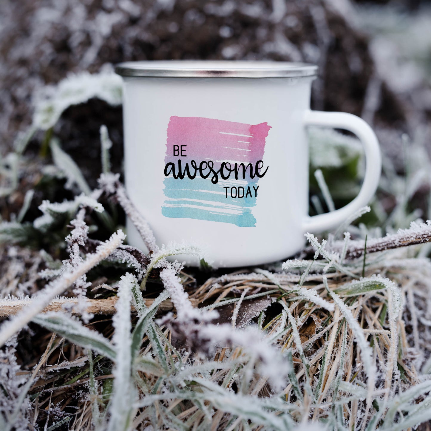 Be awesome today | Enamel mug-Enamel mug-Adnil Creations