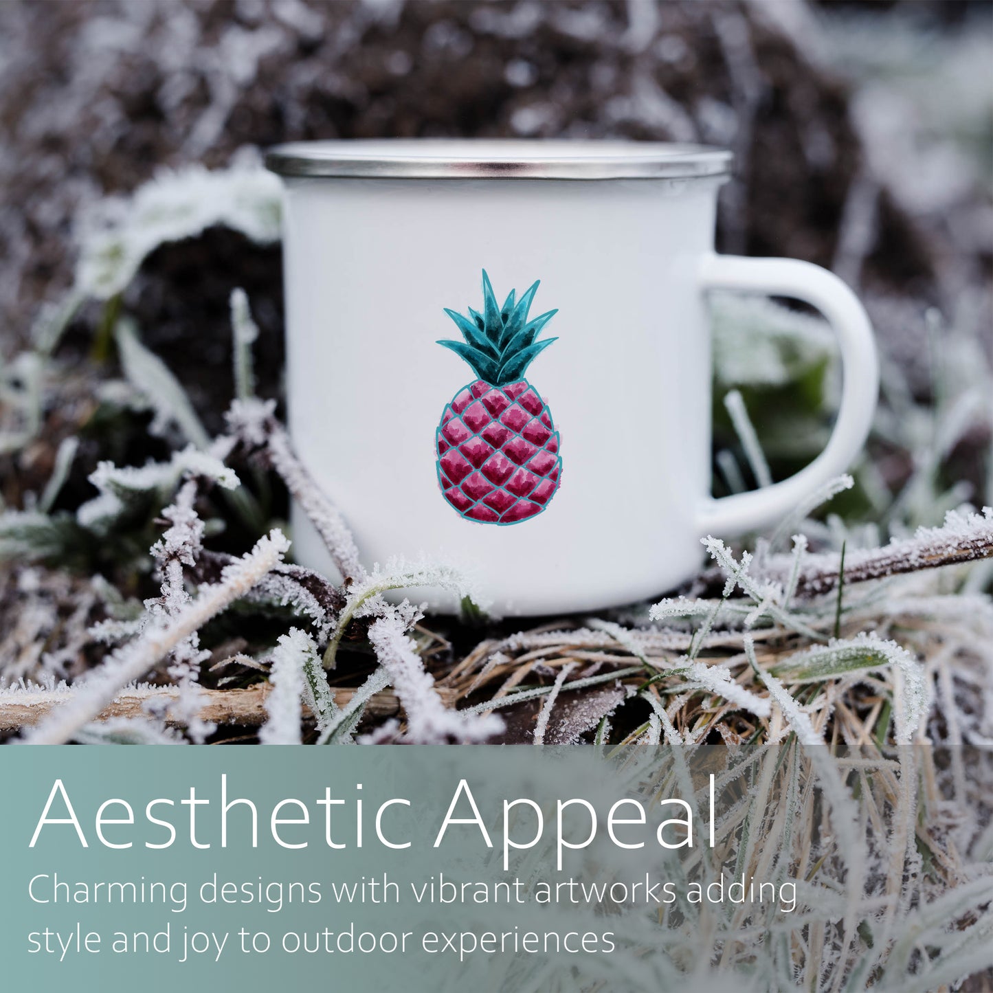 Pineapple | Enamel mug