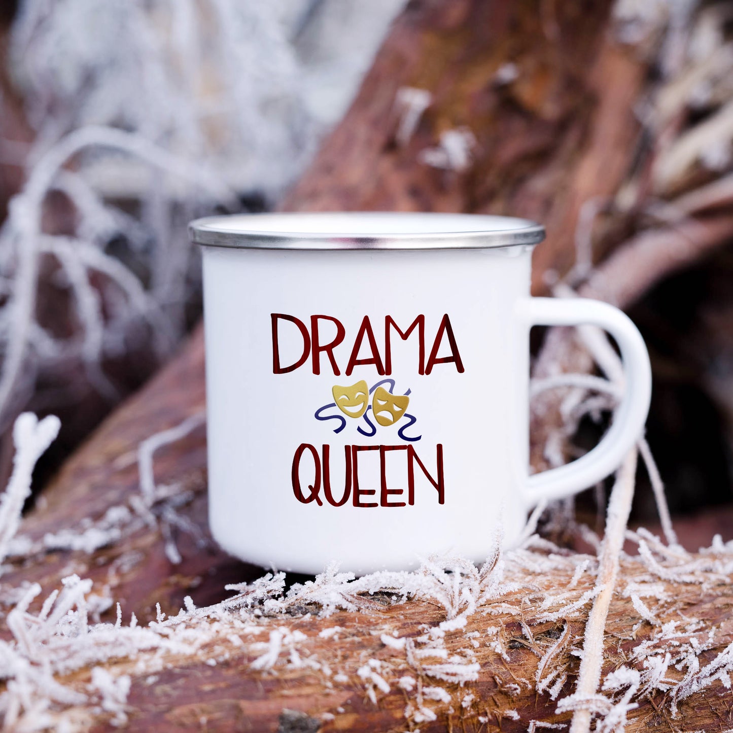 Drama Queen | Enamel mug-Enamel mug-Adnil Creations