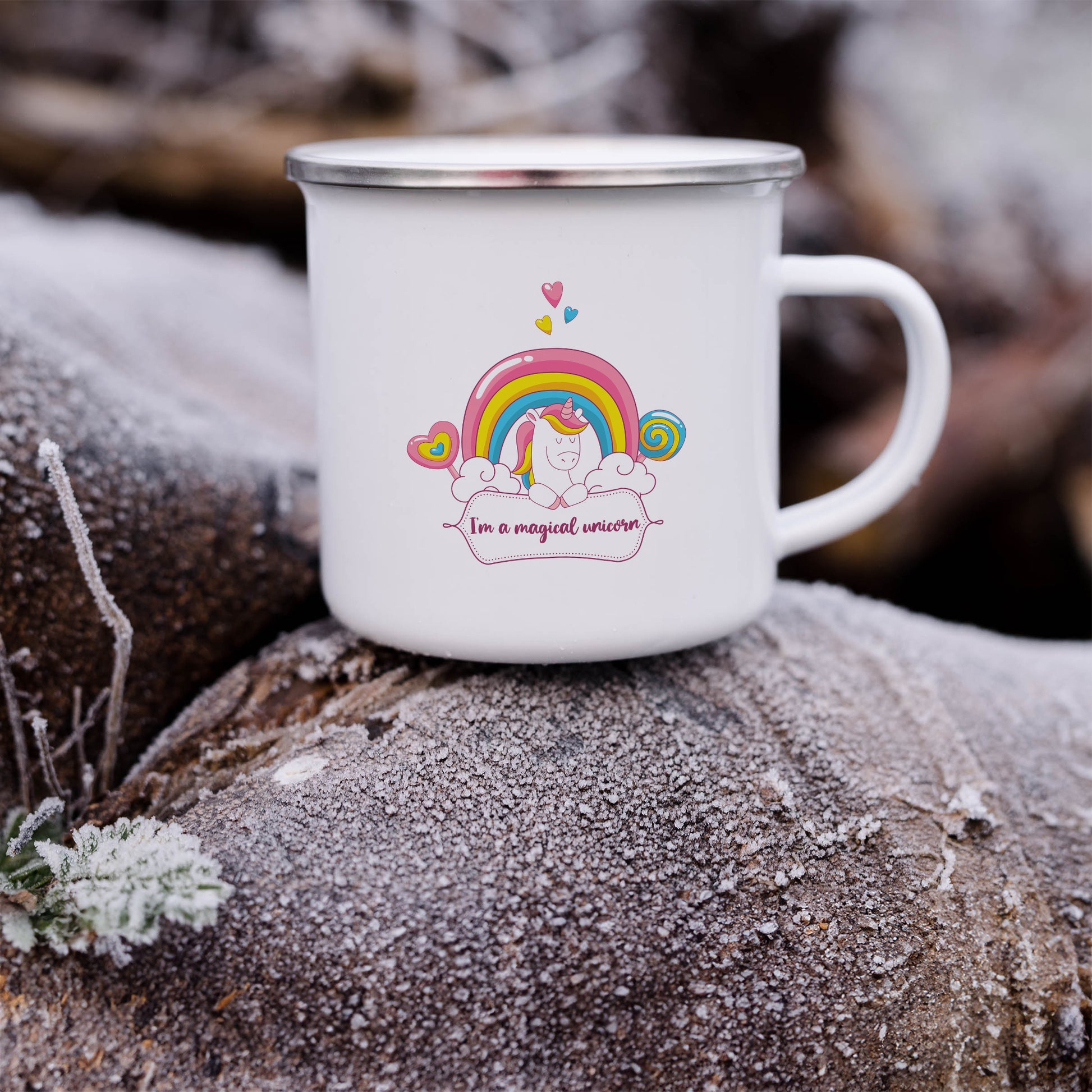 I'm a magical Unicorn | Enamel mug-Enamel mug-Adnil Creations