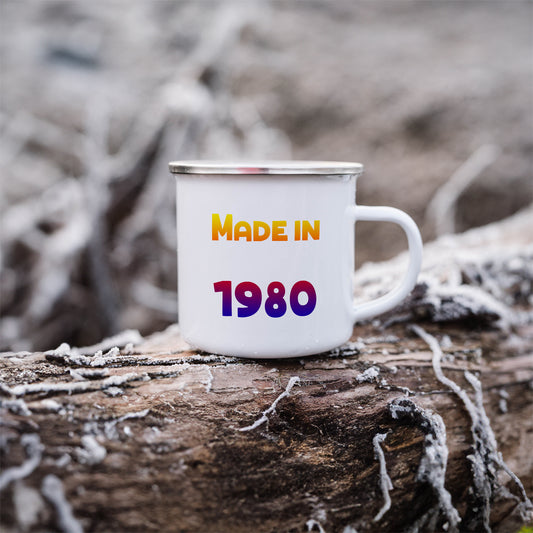 Made in *** Year | Enamel mug-Enamel mug-Adnil Creations