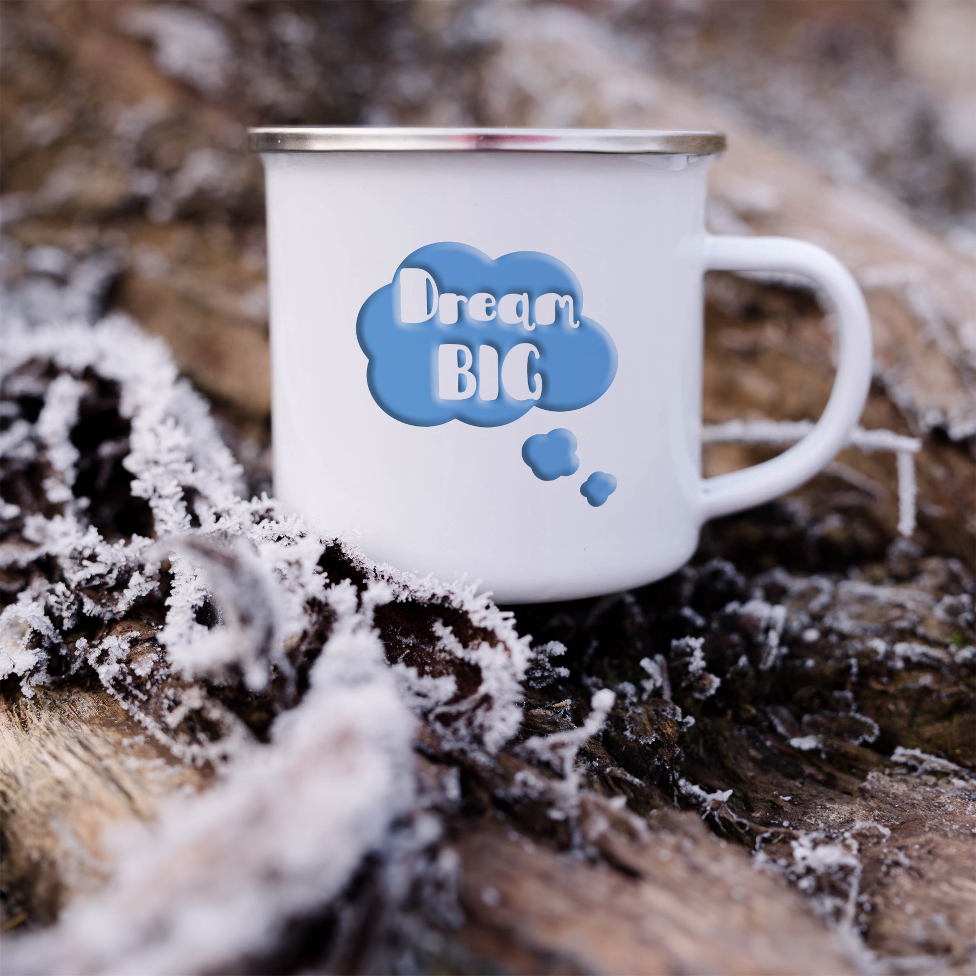 Dream big | Enamel mug-Enamel mug-Adnil Creations