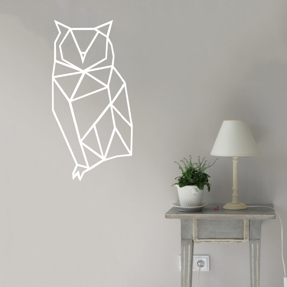 Geometric owl | Wall decal-Wall art-Adnil Creations