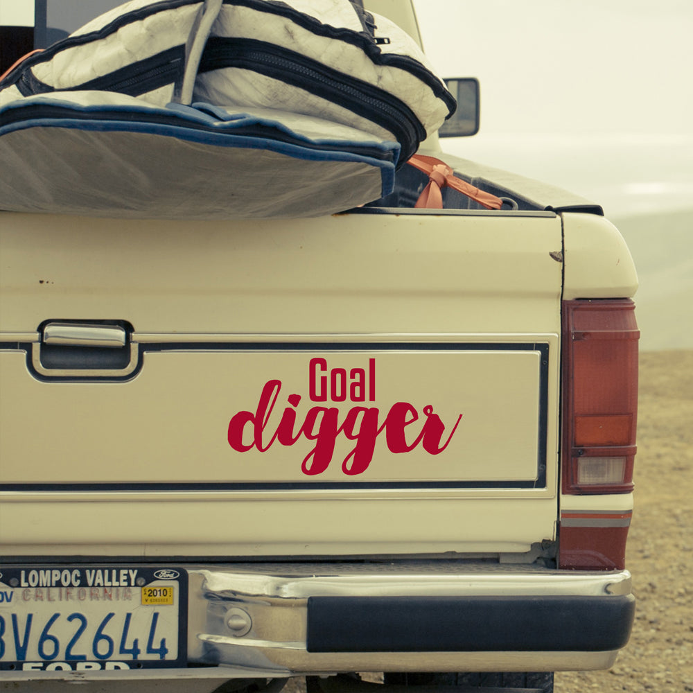 Goal digger | Bumper sticker