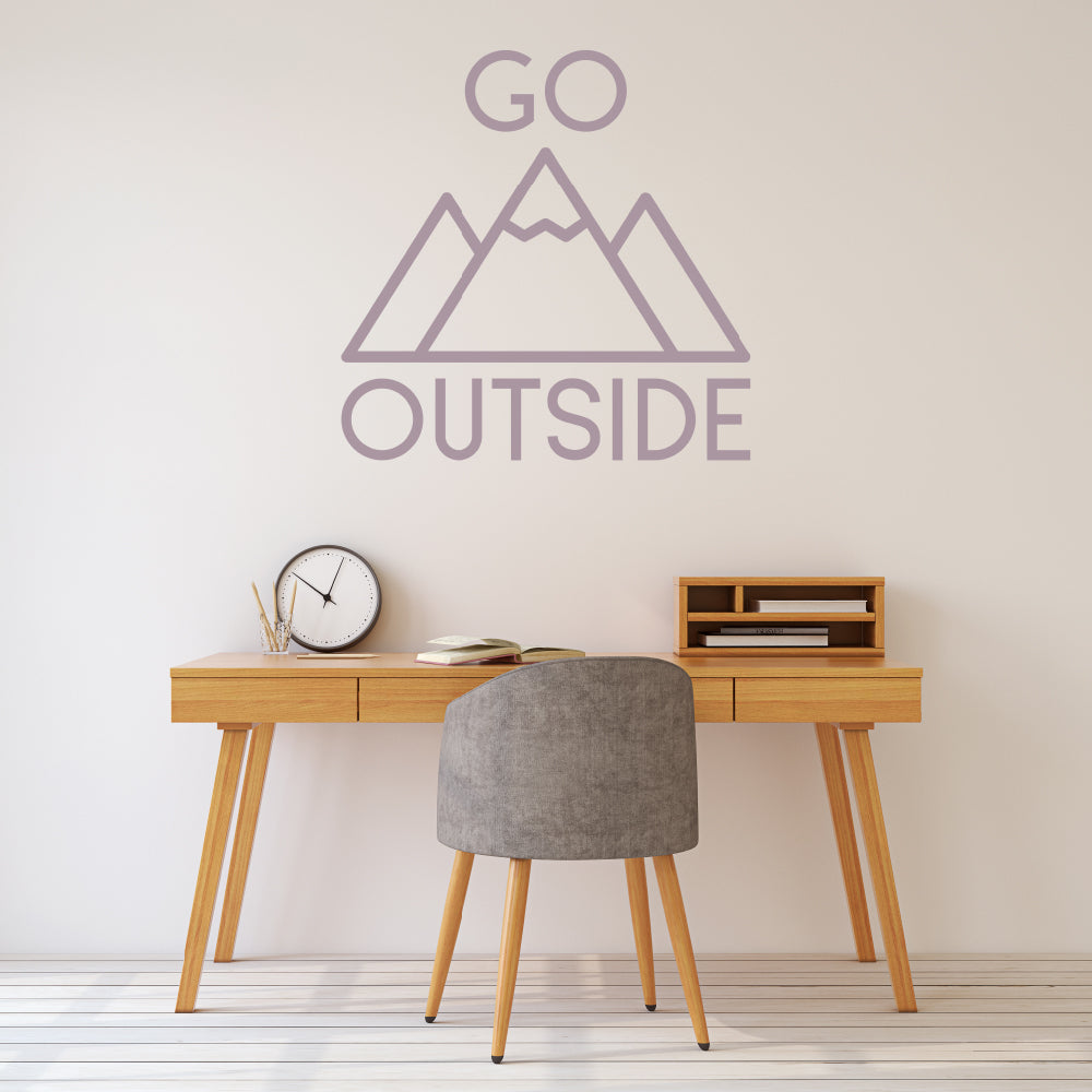 Go outside | Wall quote-Wall quote-Adnil Creations