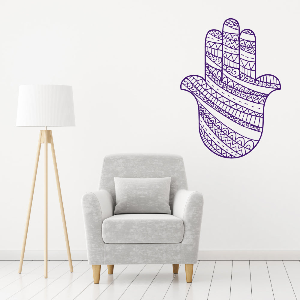 Hamsa hand | Wall decal-Wall art-Adnil Creations