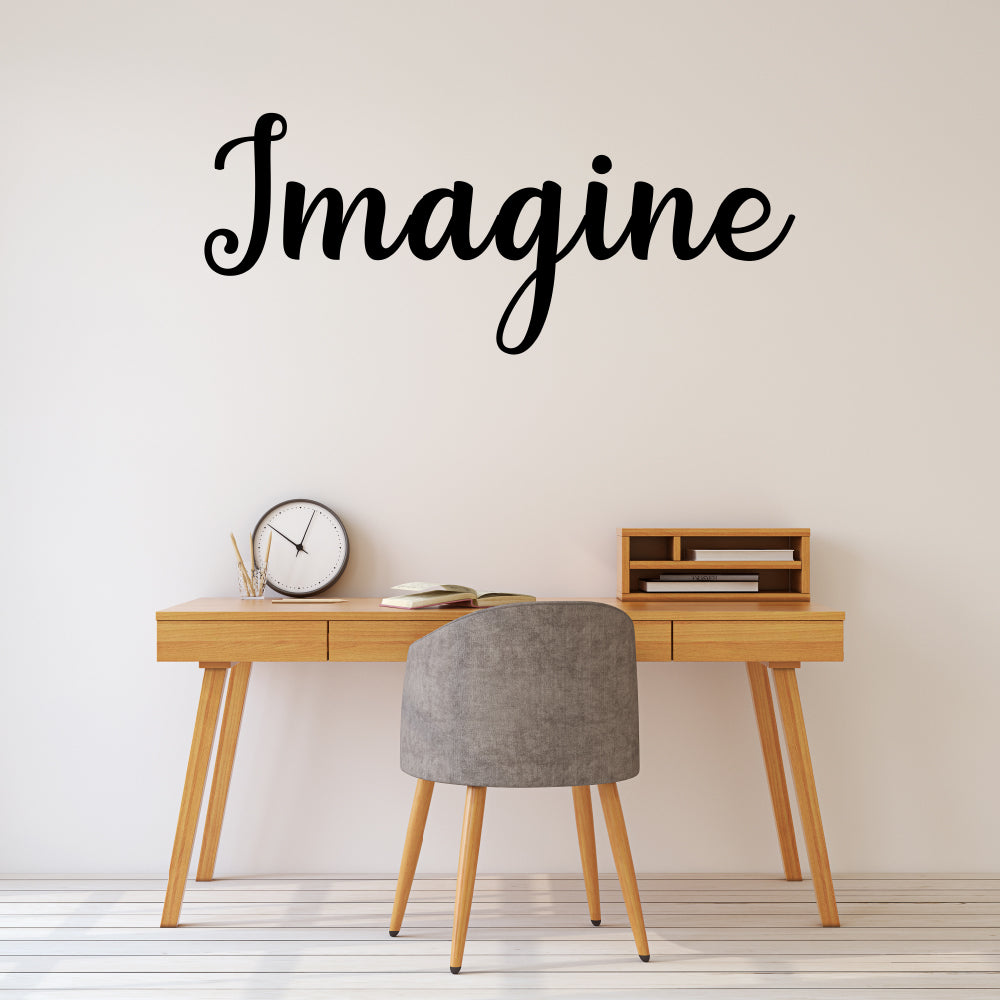 Imagine | Wall quote-Wall quote-Adnil Creations