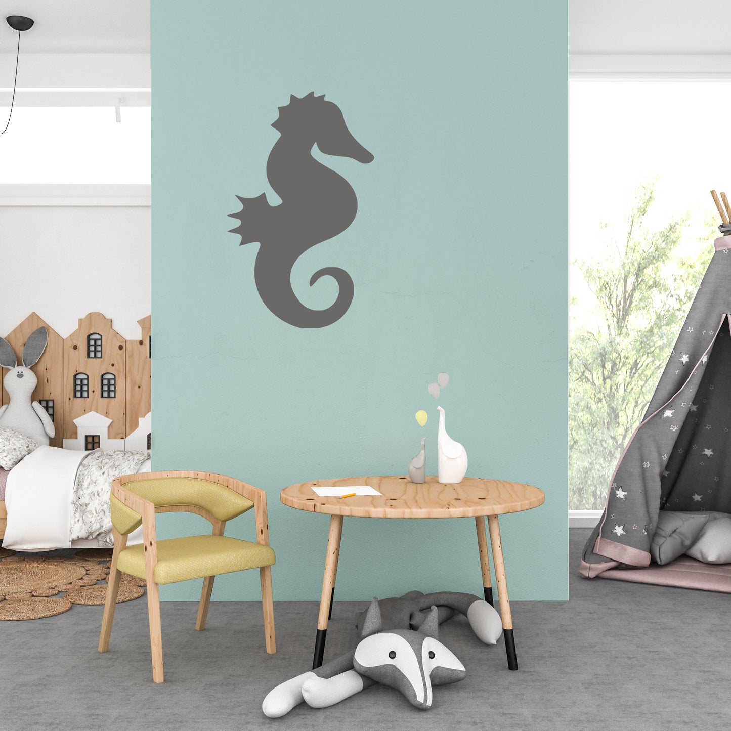 Seahorse | Wall decal-Wall art-Adnil Creations