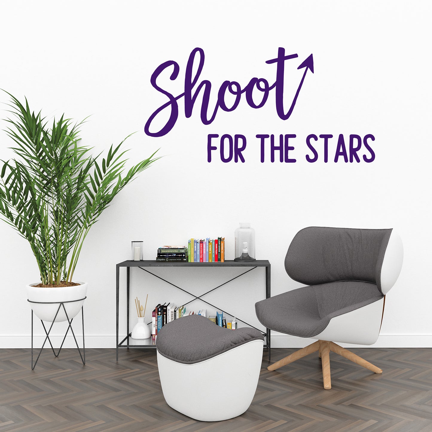 Shoot for the stars | Wall quote-Wall quote-Adnil Creations