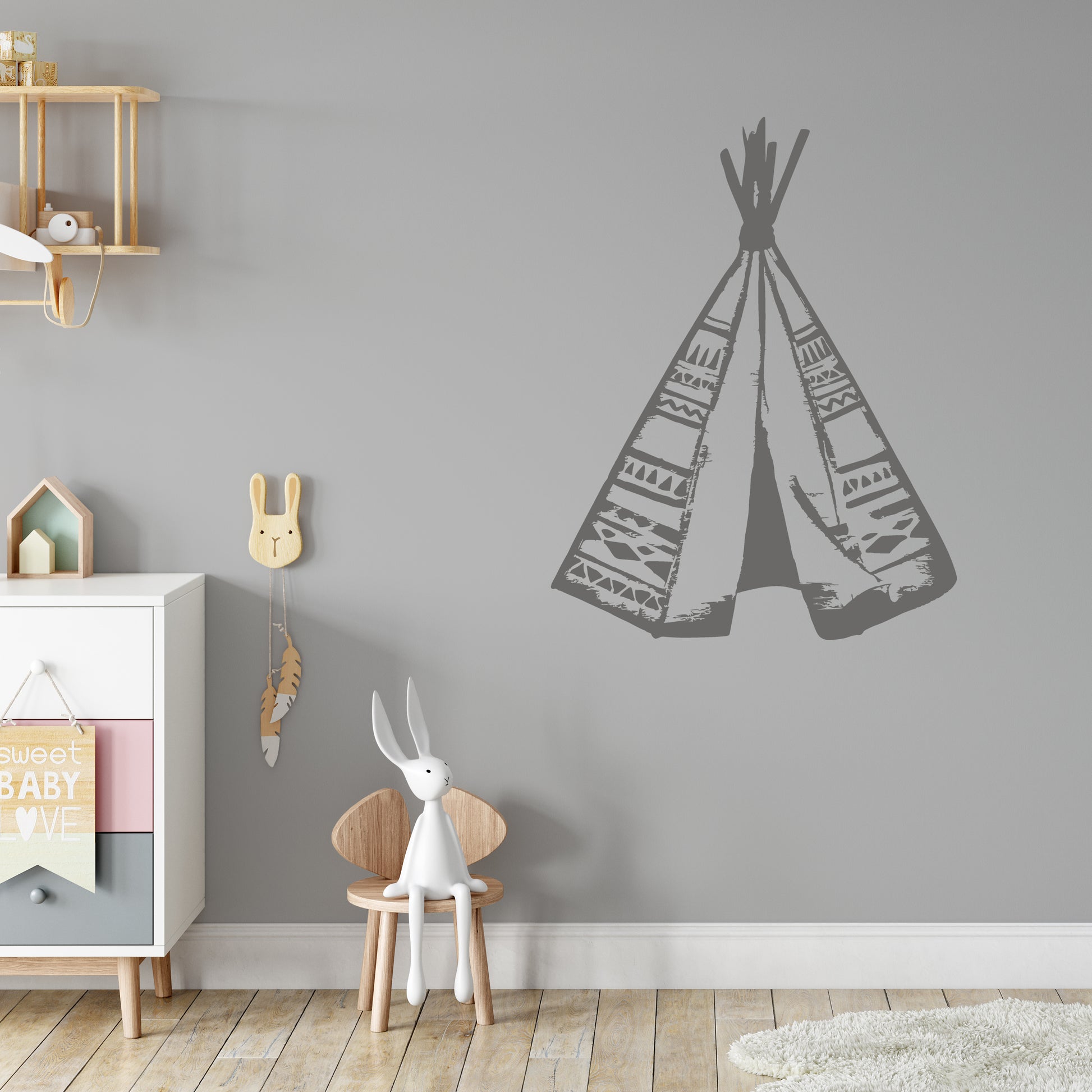 Teepee | Wall decal-Wall art-Adnil Creations