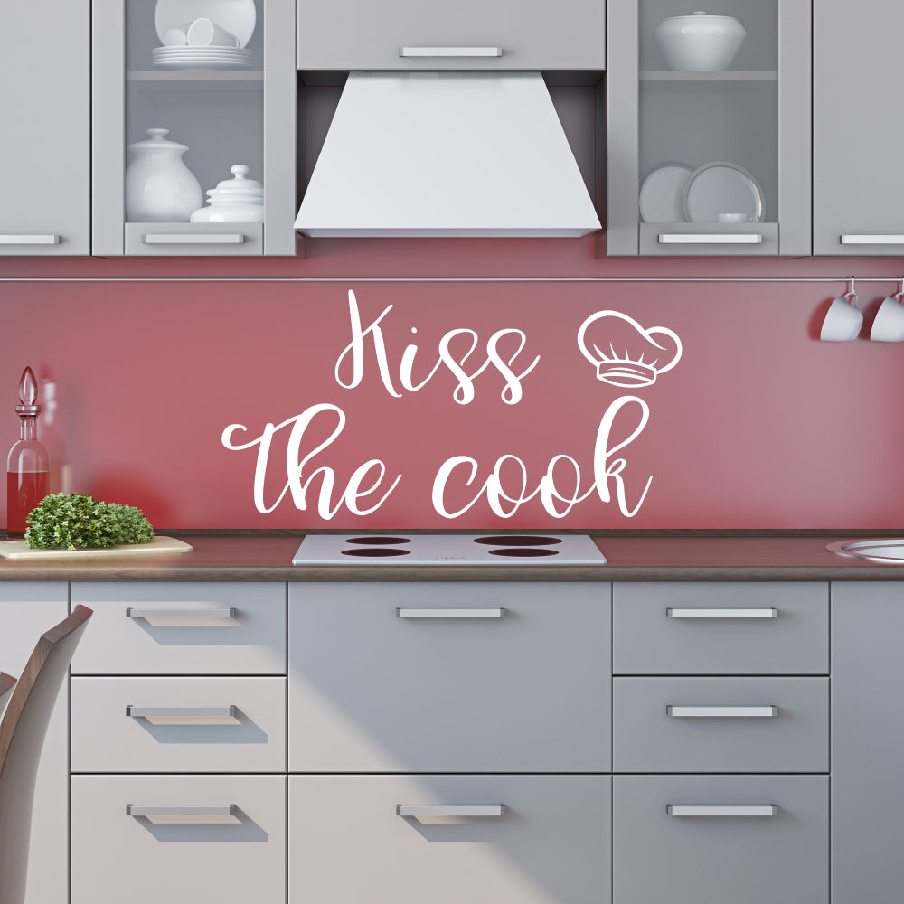 Kiss the cook | Wall quote-Wall quote-Adnil Creations