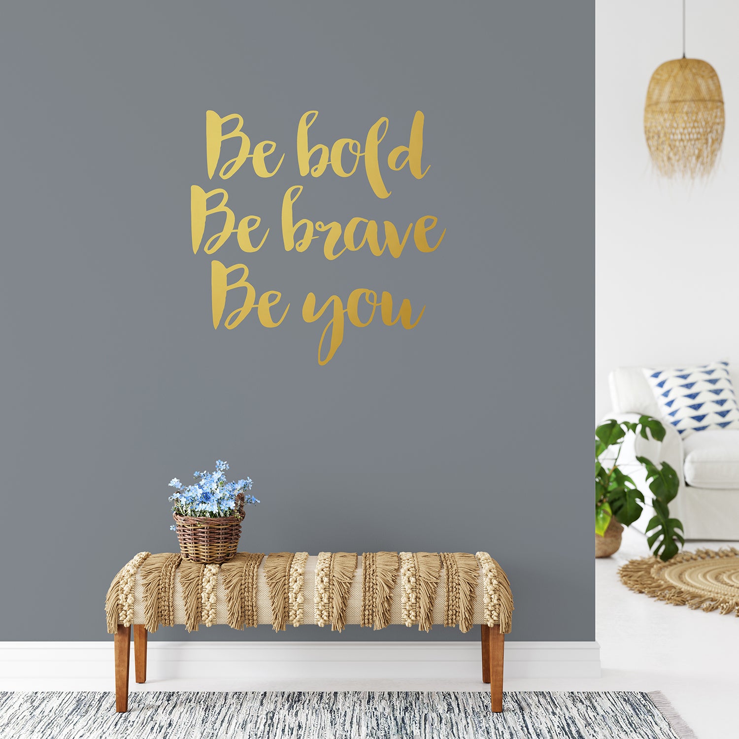 Be bold, be brave, be you | Wall quote-Wall quote-Adnil Creations