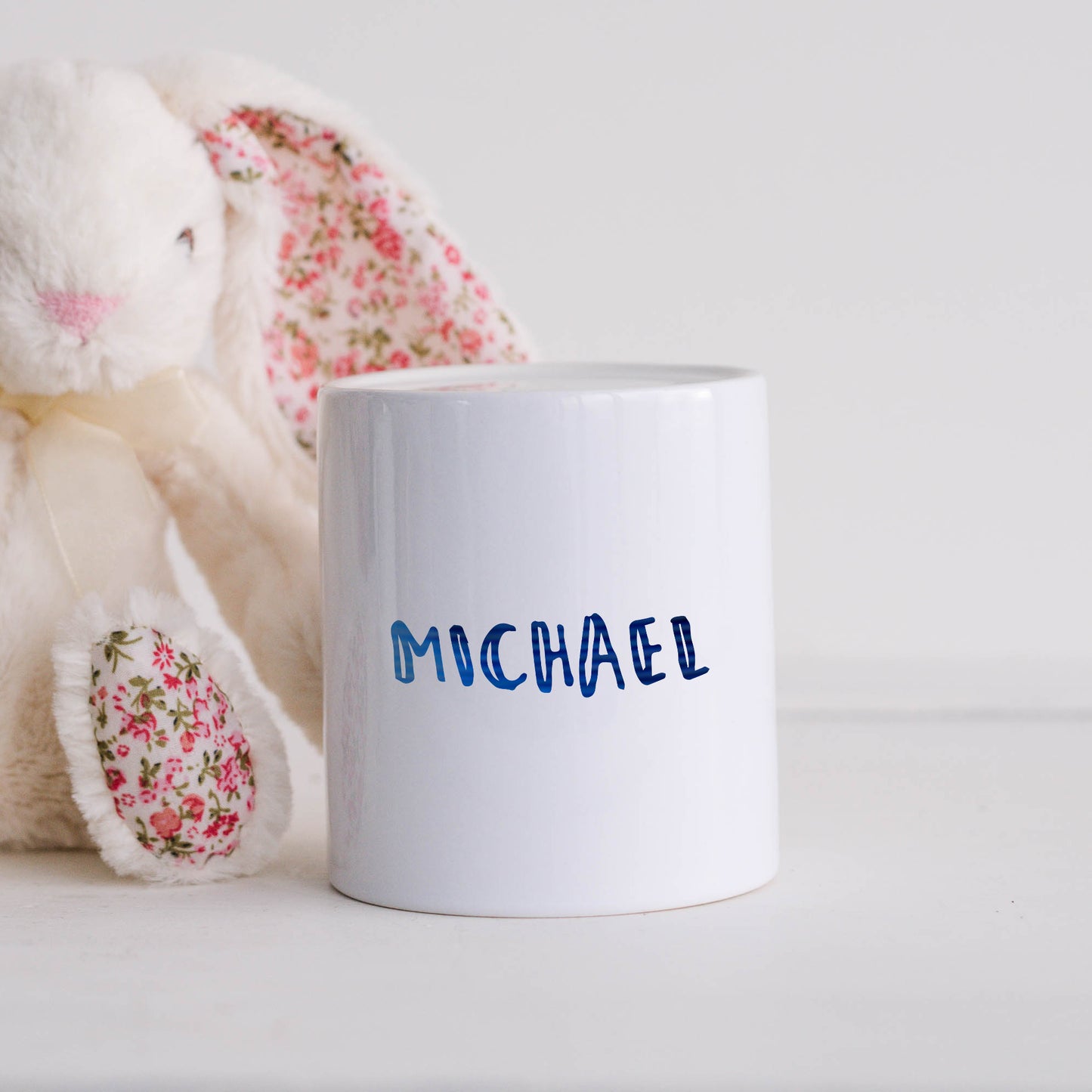 Marker pen style personalised name | Ceramic money box