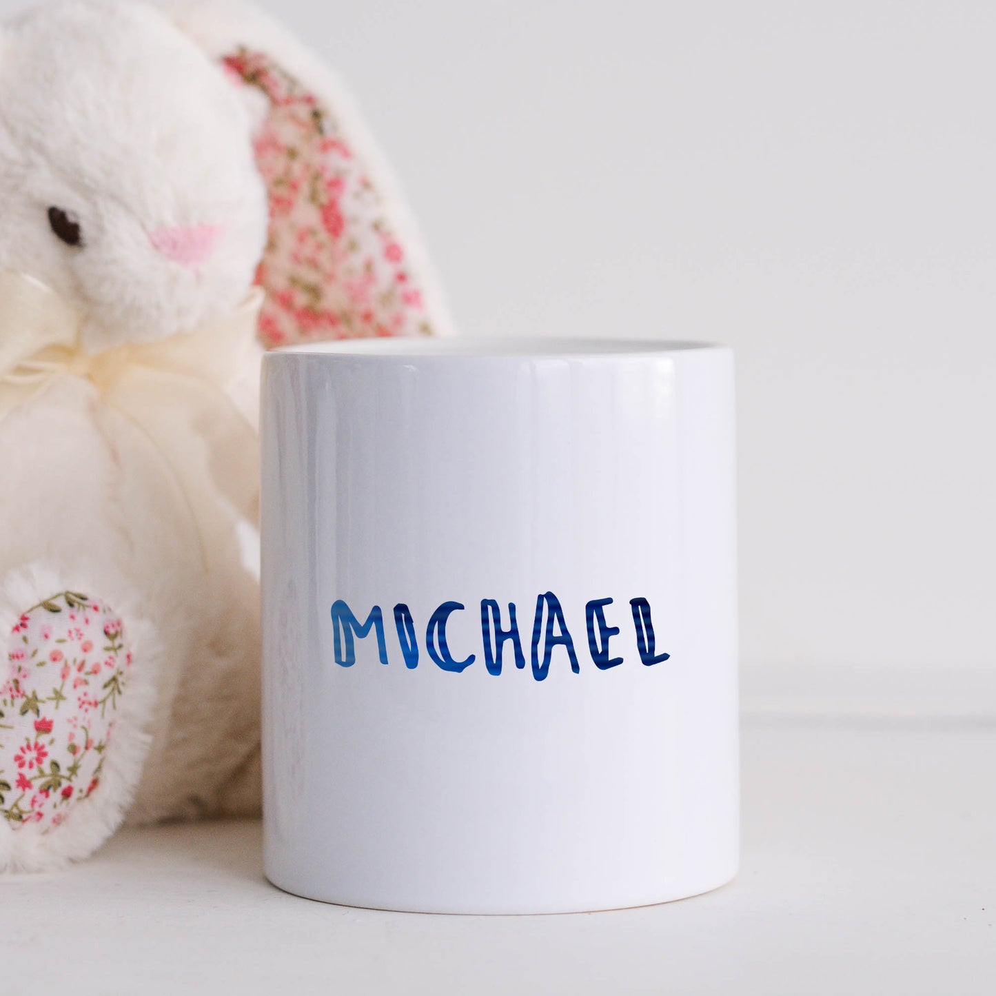 Marker pen style personalised name | Ceramic money box