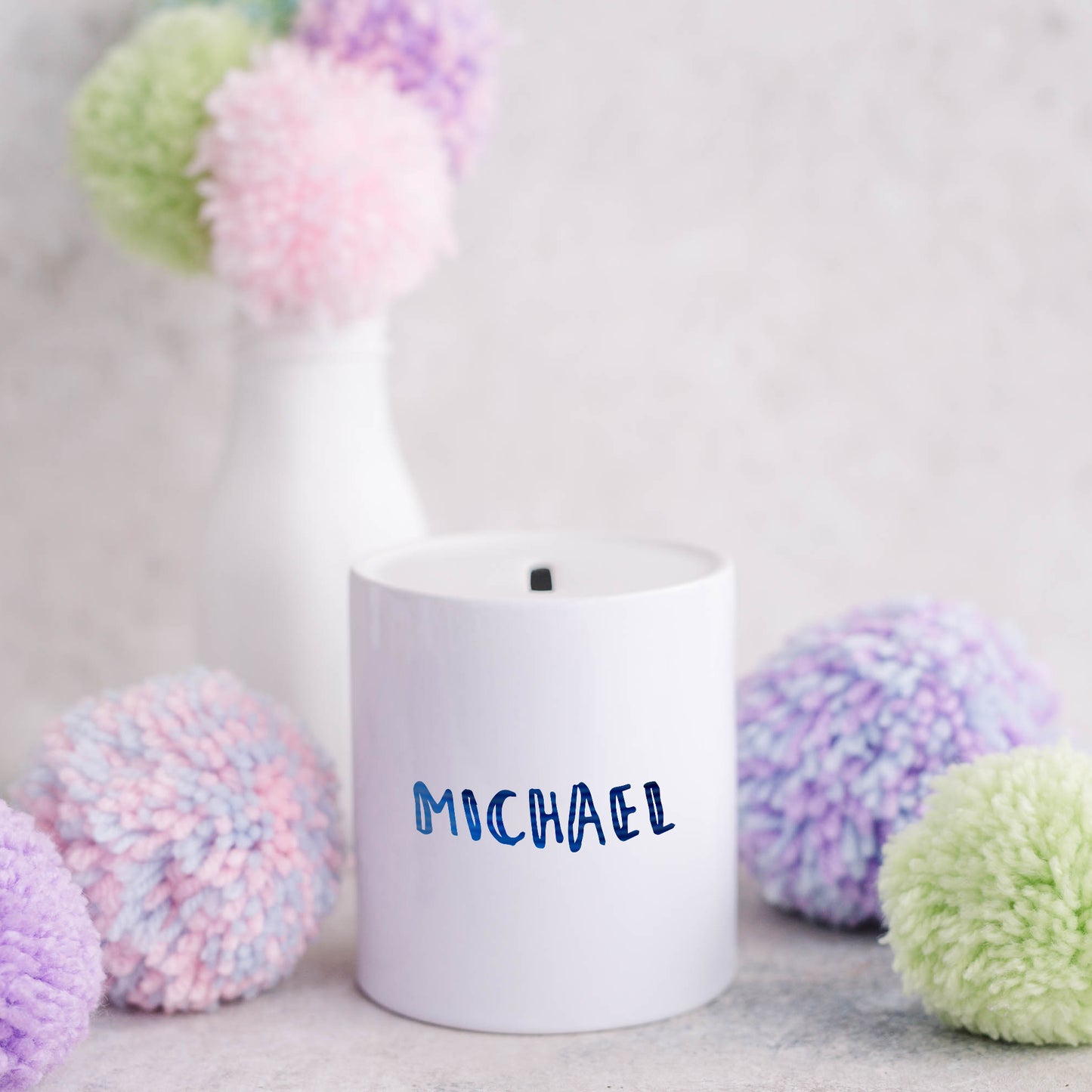 Marker pen style personalised name | Ceramic money box