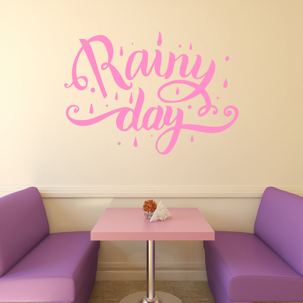 Rainy day | Wall quote-Wall quote-Adnil Creations